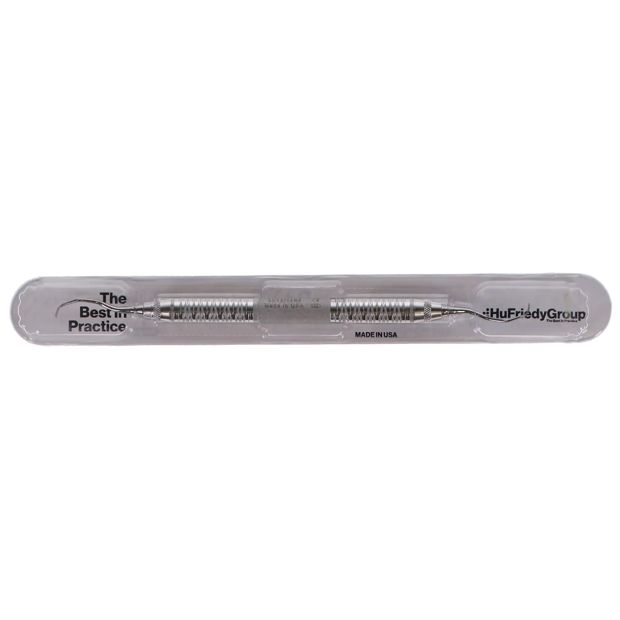 Hu-Friedy Gracey Curette 13/14 Rigid, Double-Ended, #6 Satin Steel Handle, SG13/14R6 thumbnail 5