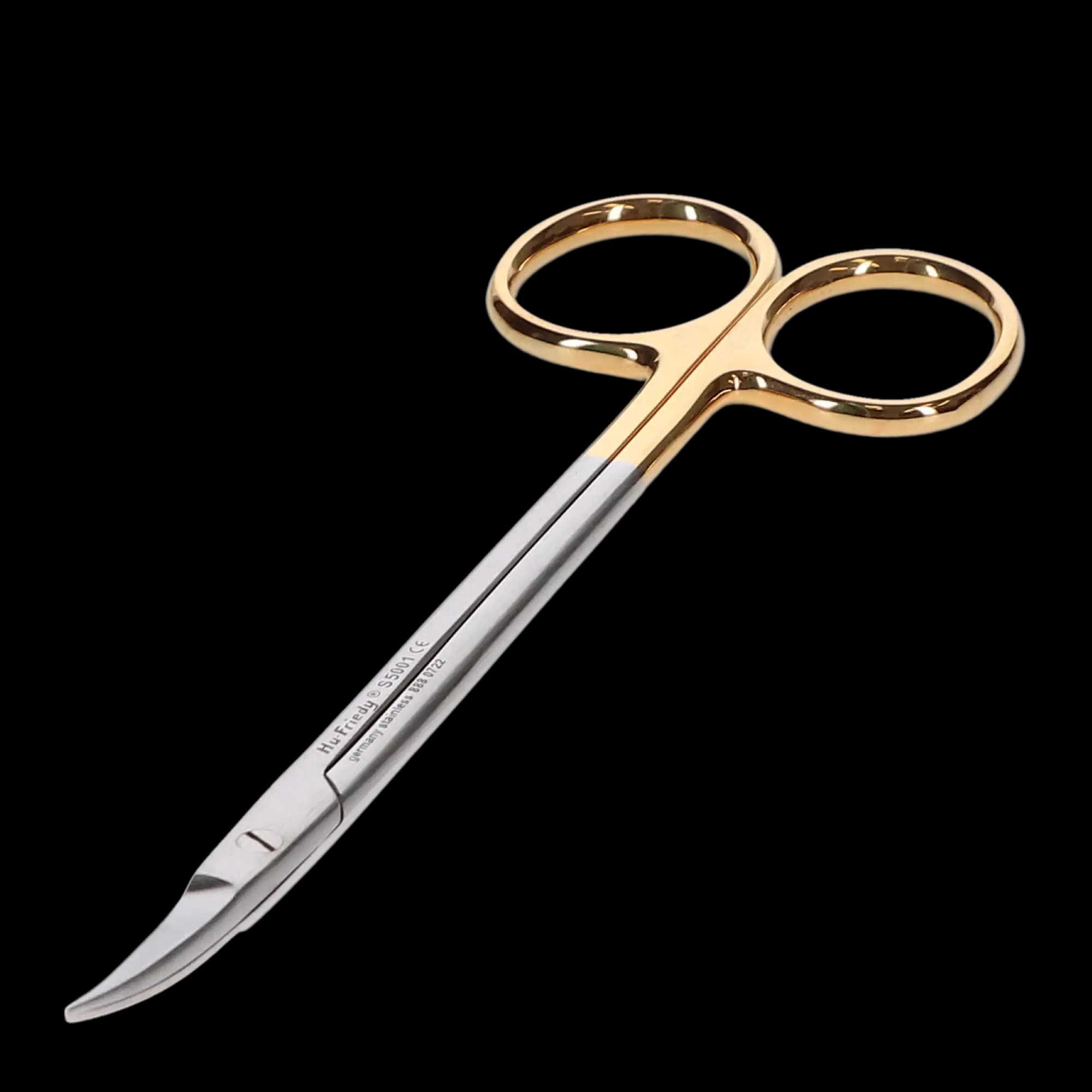 Hu-Friedy Perma Sharp Kelly Scissors, Curved, 1 Serrated Blade, 6.25" (16 cm), 1/Pk, S5001 thumbnail 3