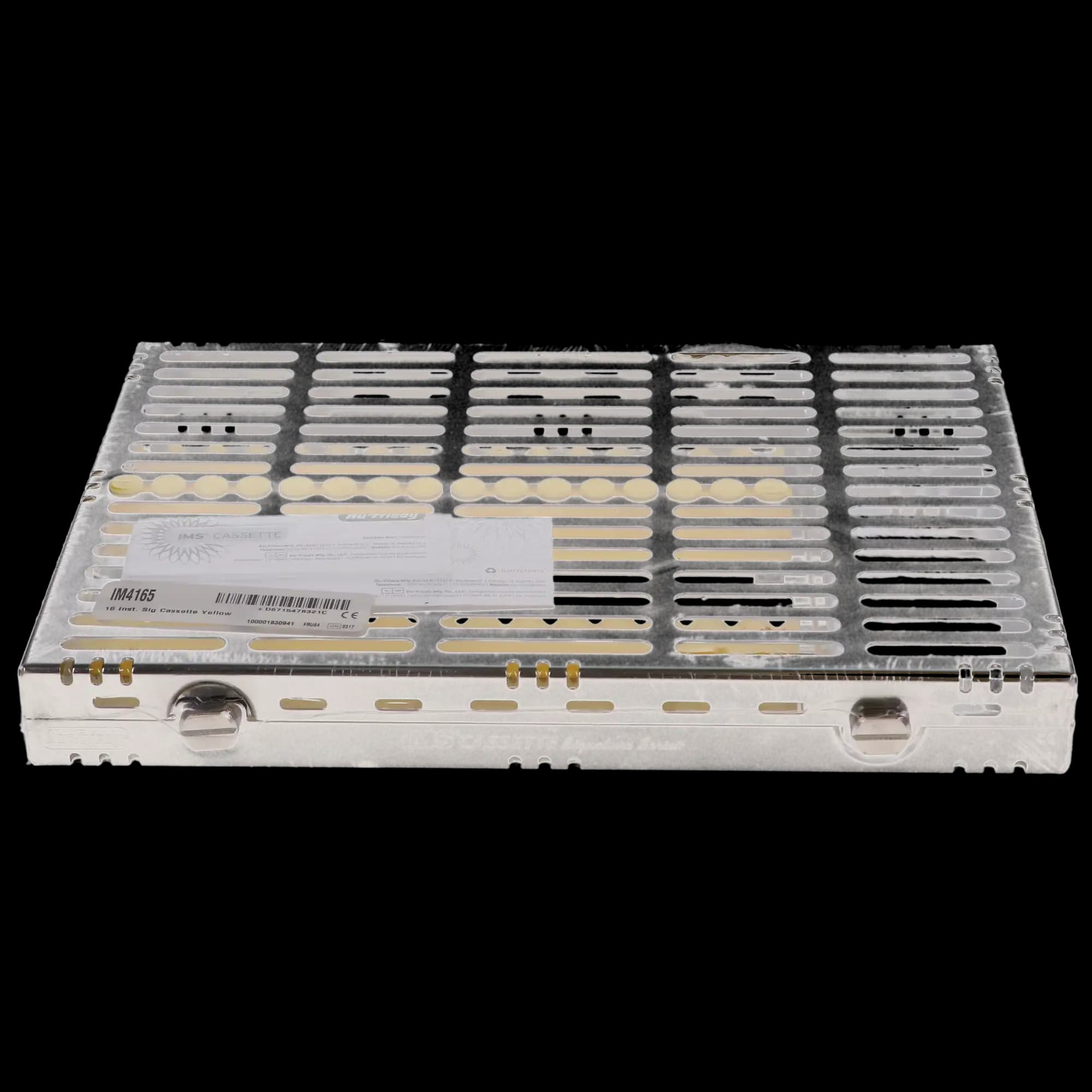 Hu-Friedy IMS Signature Series Cassette, 16-Instrument, Large, Yellow, 1/Pk, IM4165 thumbnail 2