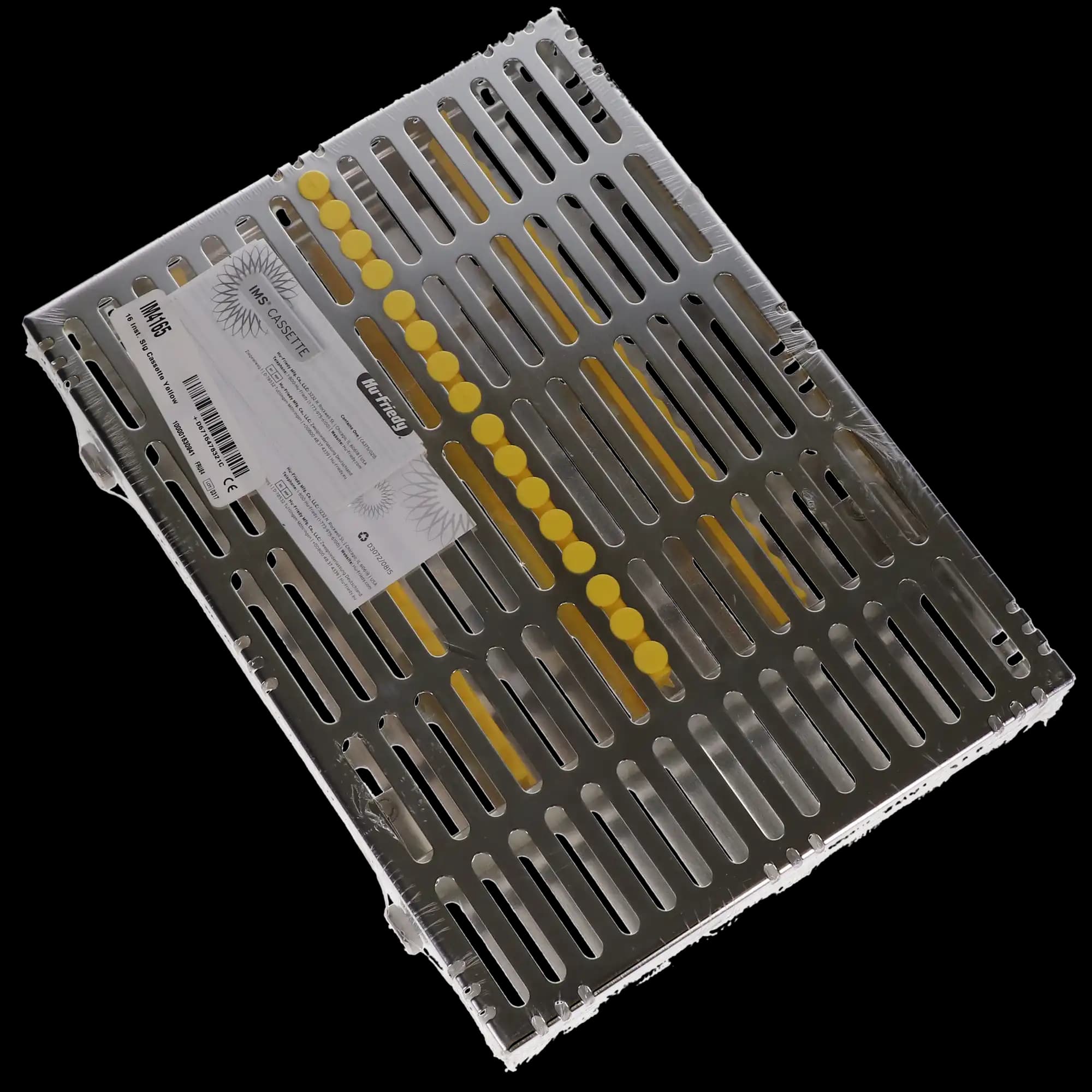 Hu-Friedy IMS Signature Series Cassette, 16-Instrument, Large, Yellow, 1/Pk, IM4165 thumbnail 4