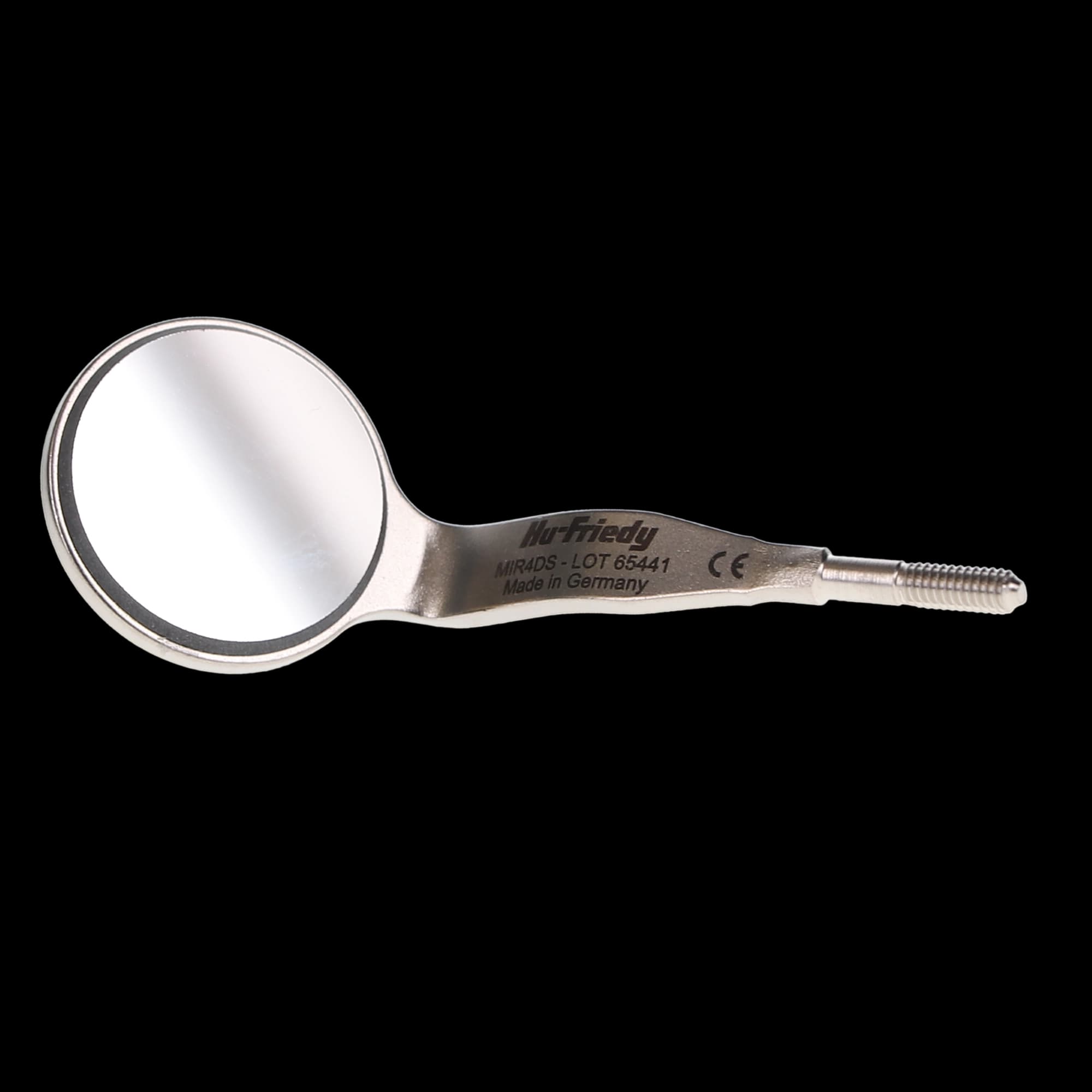 Hu-Friedy Cone Socket Front Surface Mouth Mirror, Double-Sided, #4 Rhodium-Coated, 22 mm, 3/Pk, MIR4DS/3 thumbnail 2