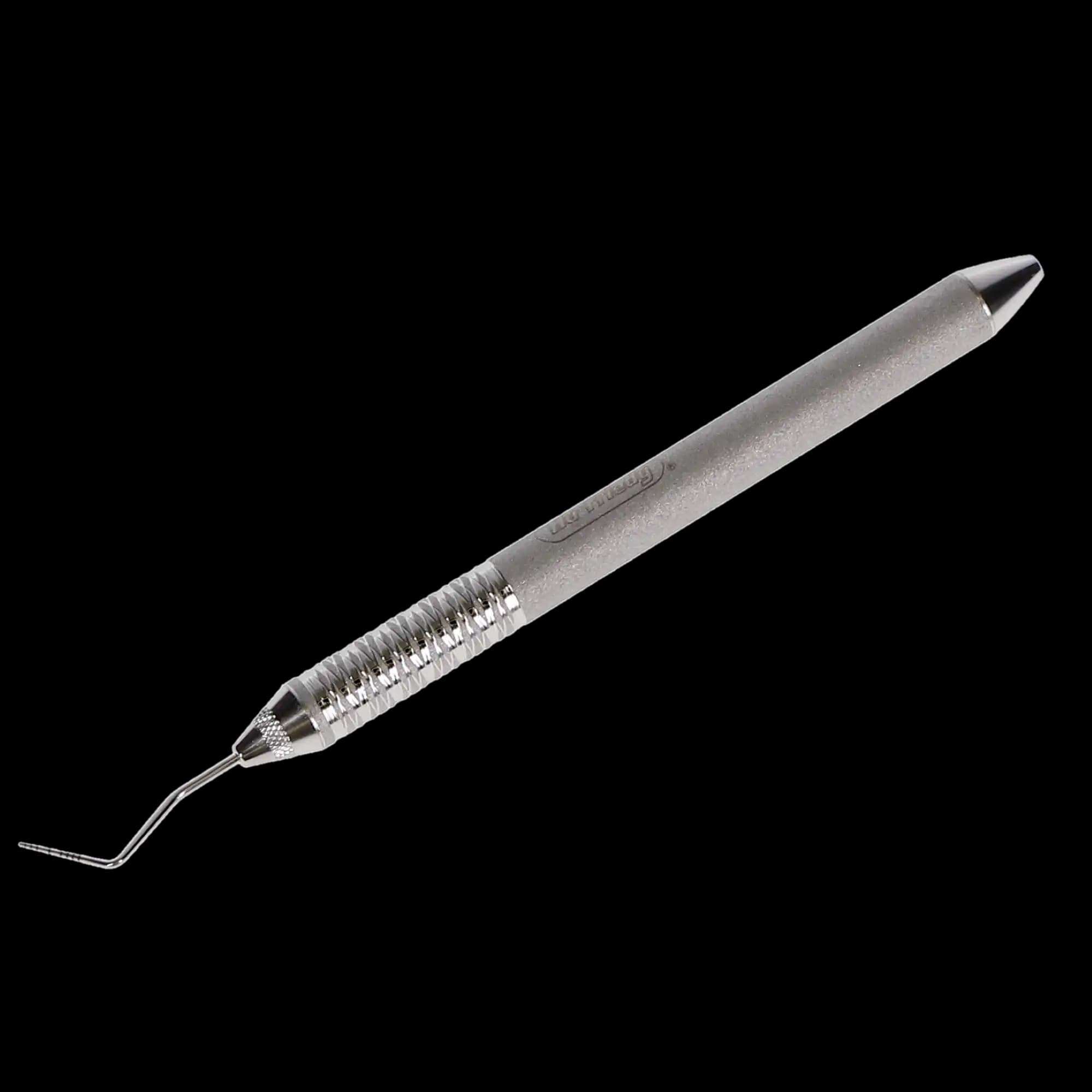 Hu-Friedy Qulix Color-Coded Periodontal Probe, Michigan O with Thin Williams Markings (1-2-3-5-7-8-9-10), Single End, #6 Satin Steel Handle, PQOW6 thumbnail 4