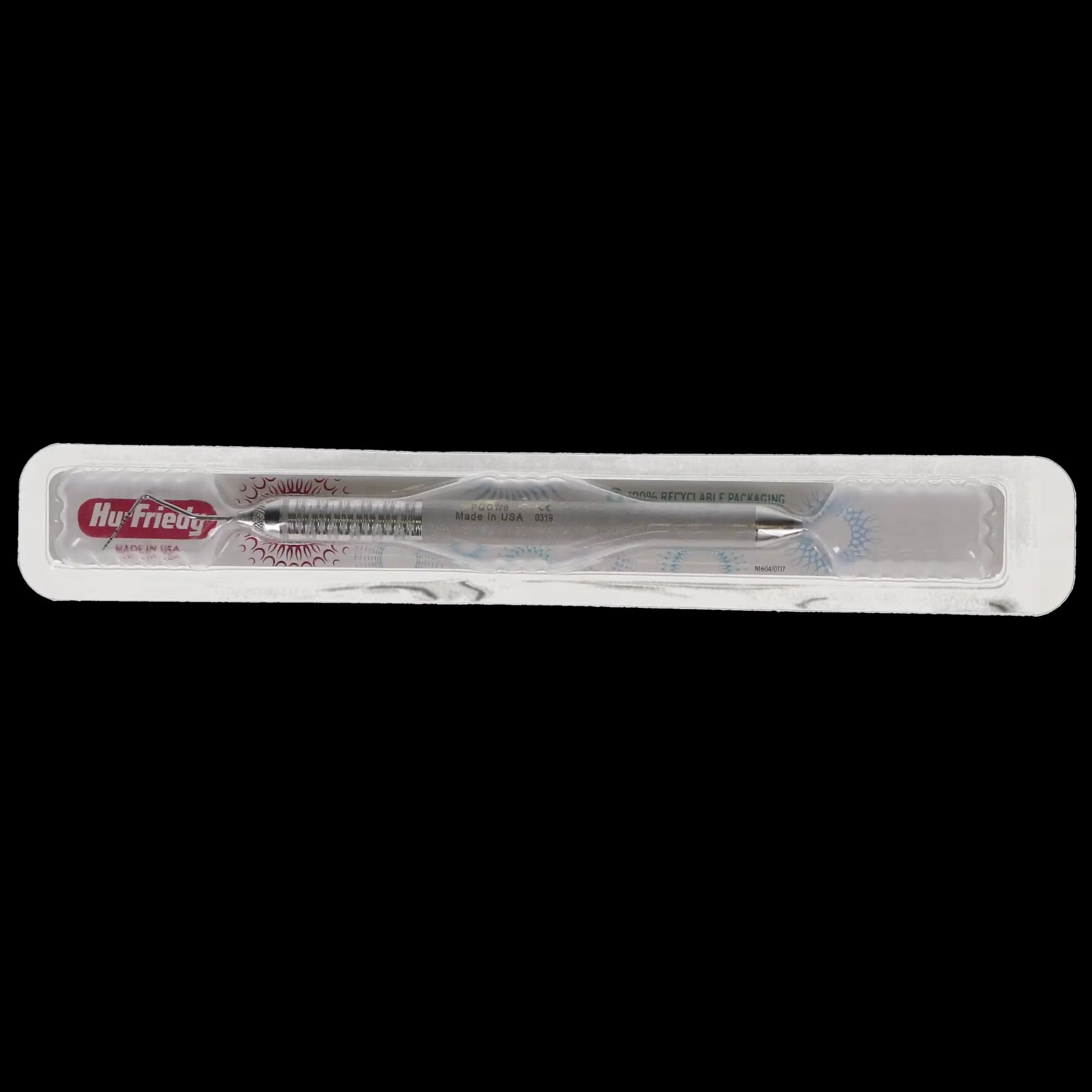 Hu-Friedy Qulix Color-Coded Periodontal Probe, Michigan O with Thin Williams Markings (1-2-3-5-7-8-9-10), Single End, #6 Satin Steel Handle, PQOW6 thumbnail 5