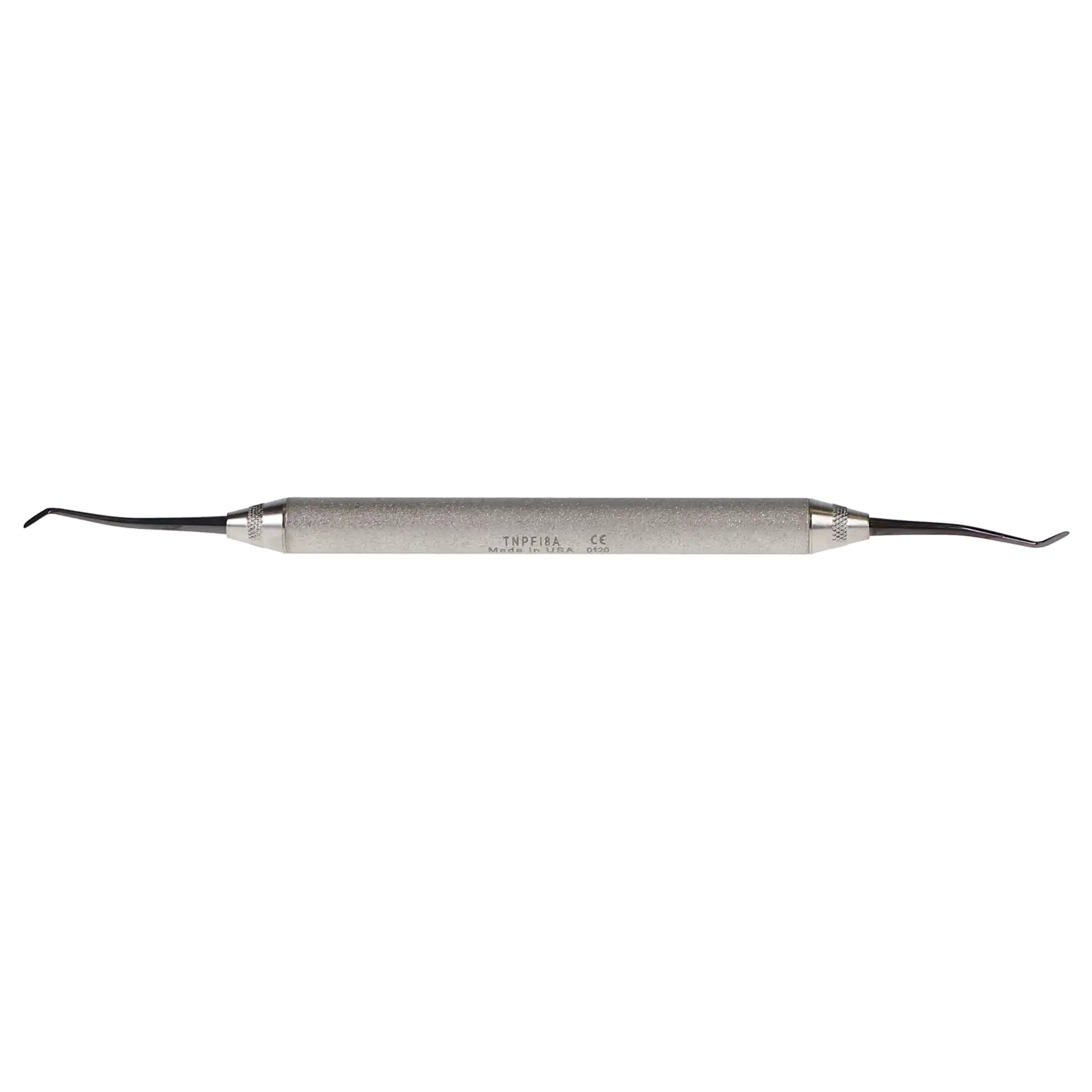 Hu-Friedy XTS Smooth Satin Steel Plastic Filling Instrument, Double-Ended, #8A, #6S Handle, TNPFI8A thumbnail 2