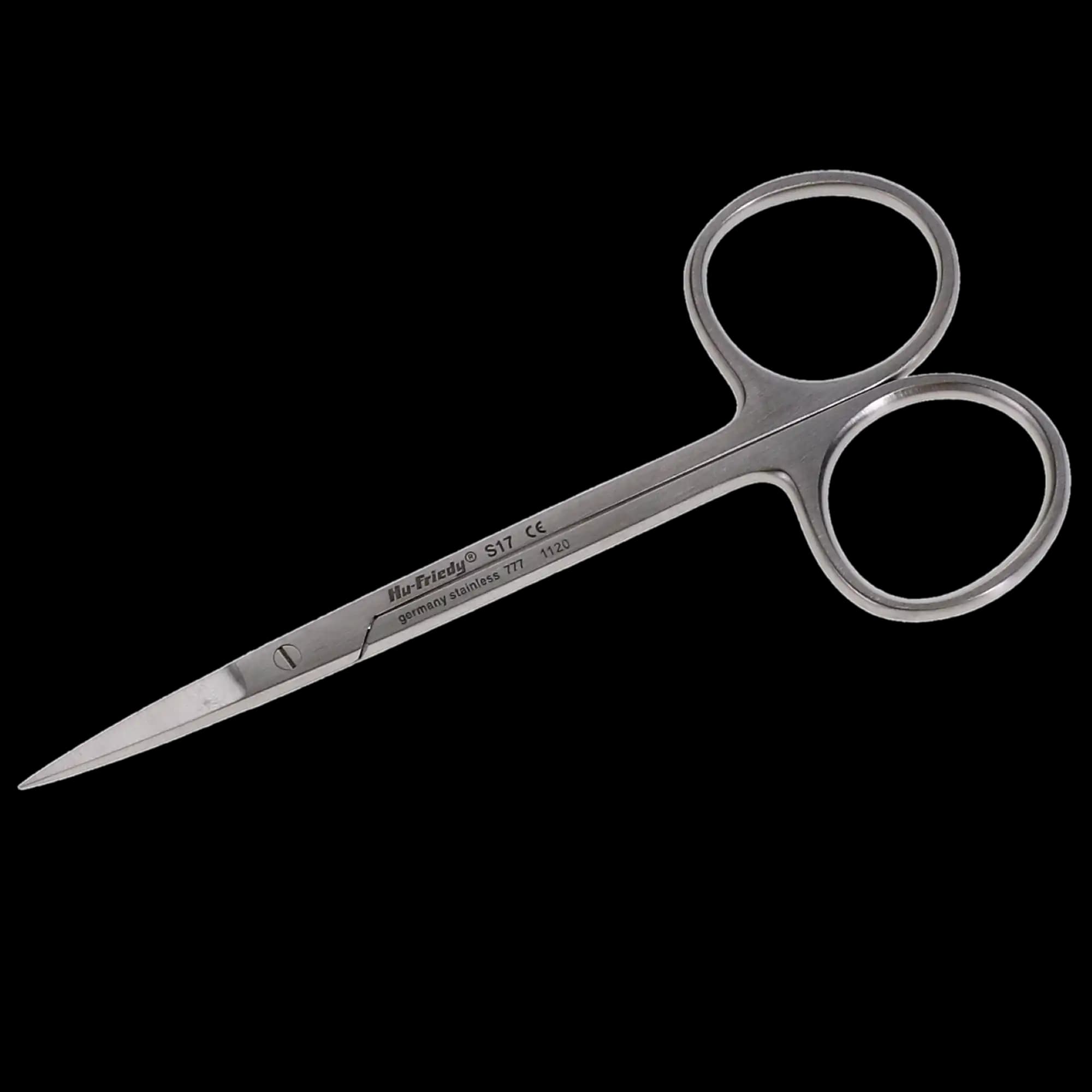 Hu-Friedy Iris Scissors, Standard Series, Straight/Delicate, #17, 4-1/2" (11.5 cm), 1/Pk, S17 thumbnail 4
