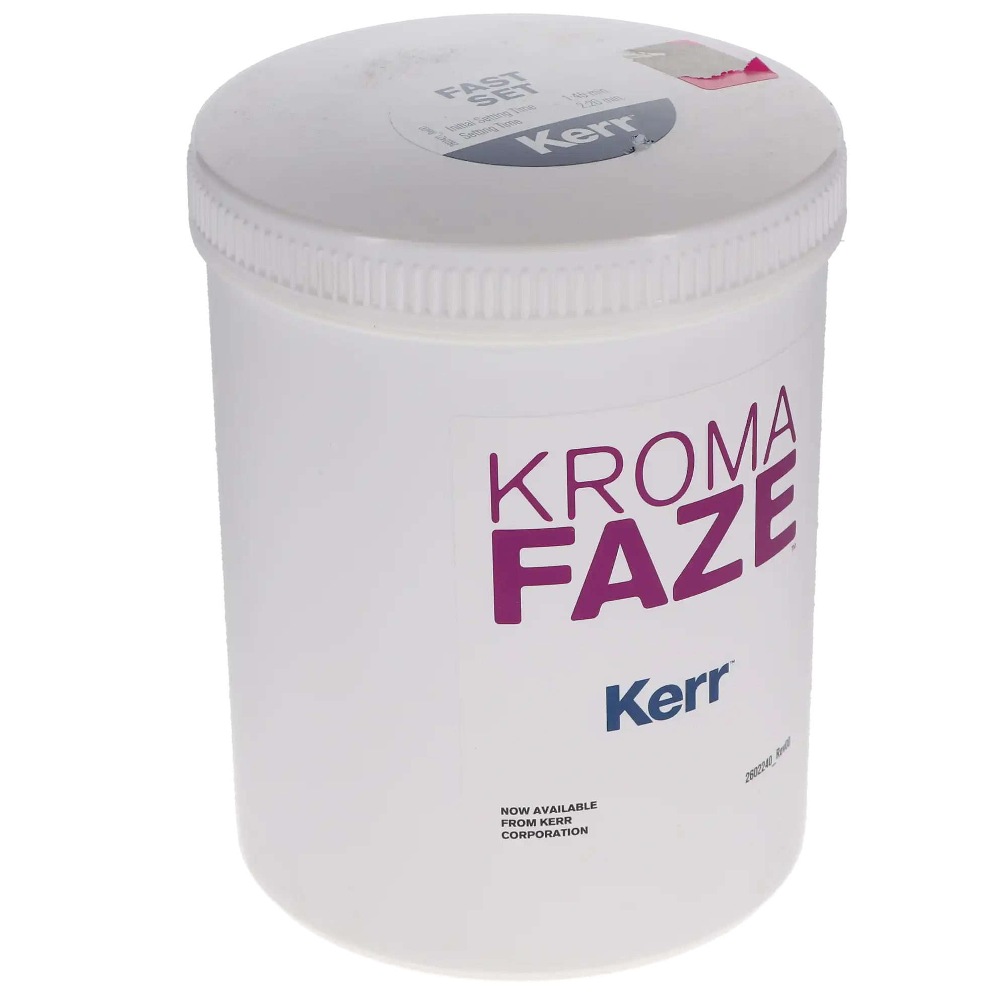 KromaFaze Color-Changing Alginate Impression Material, Dust-Free, Fast Set, Mint, 1 lb Canister, 1/Pk, 27452 thumbnail 2