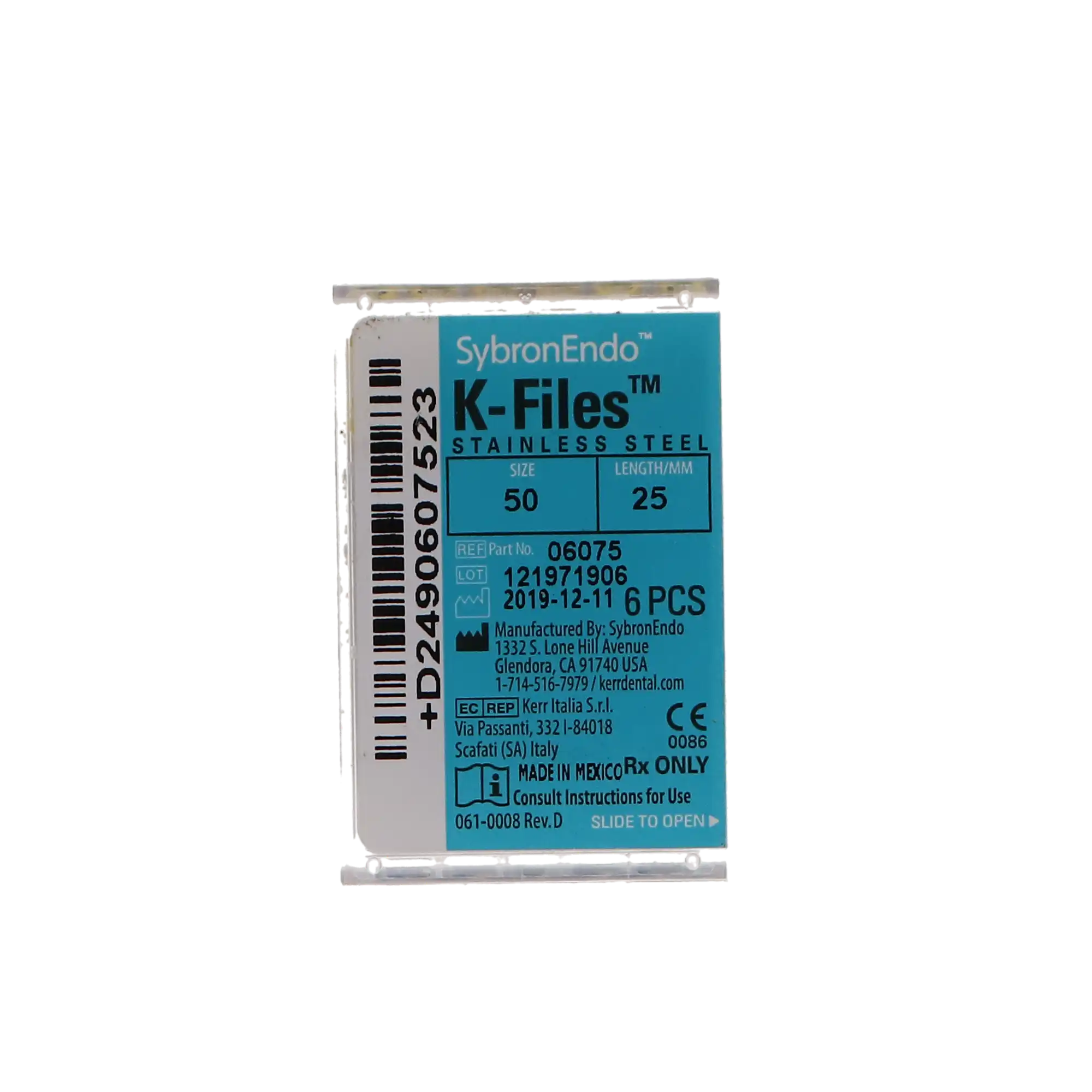 SybronEndo K-Files Stainless Steel 25mm #50 (Yellow), 6/Bx, 06075 thumbnail 11