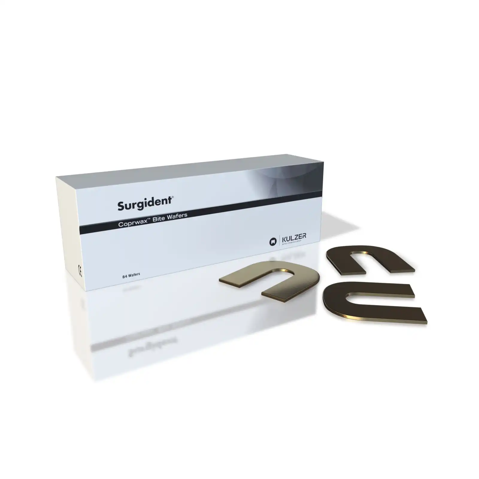 Kulzer Coprwax Bite Wafers, Horseshoe-Shaped, Copper-Infused, Foil-Laminated, 84/Box, 50092178 thumbnail 7
