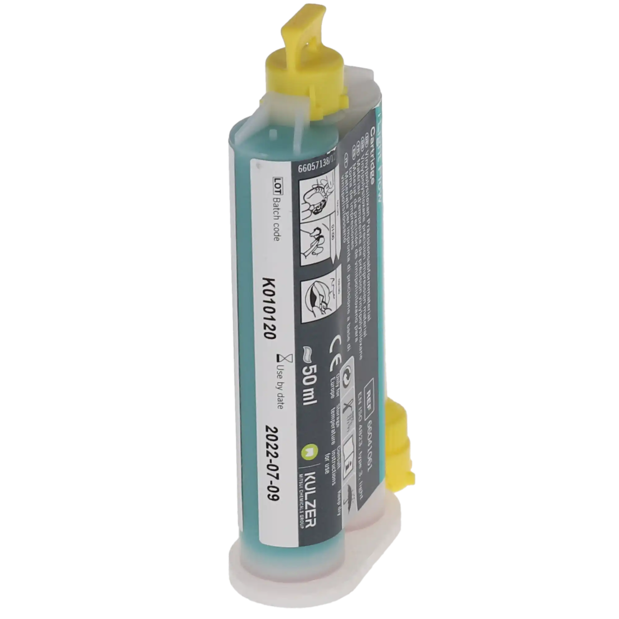 Flexitime VPS Precision Impression Material, Cartridge Refill Pack, Light Flow, 50 ml, 2/Pk, 66041061 thumbnail 2