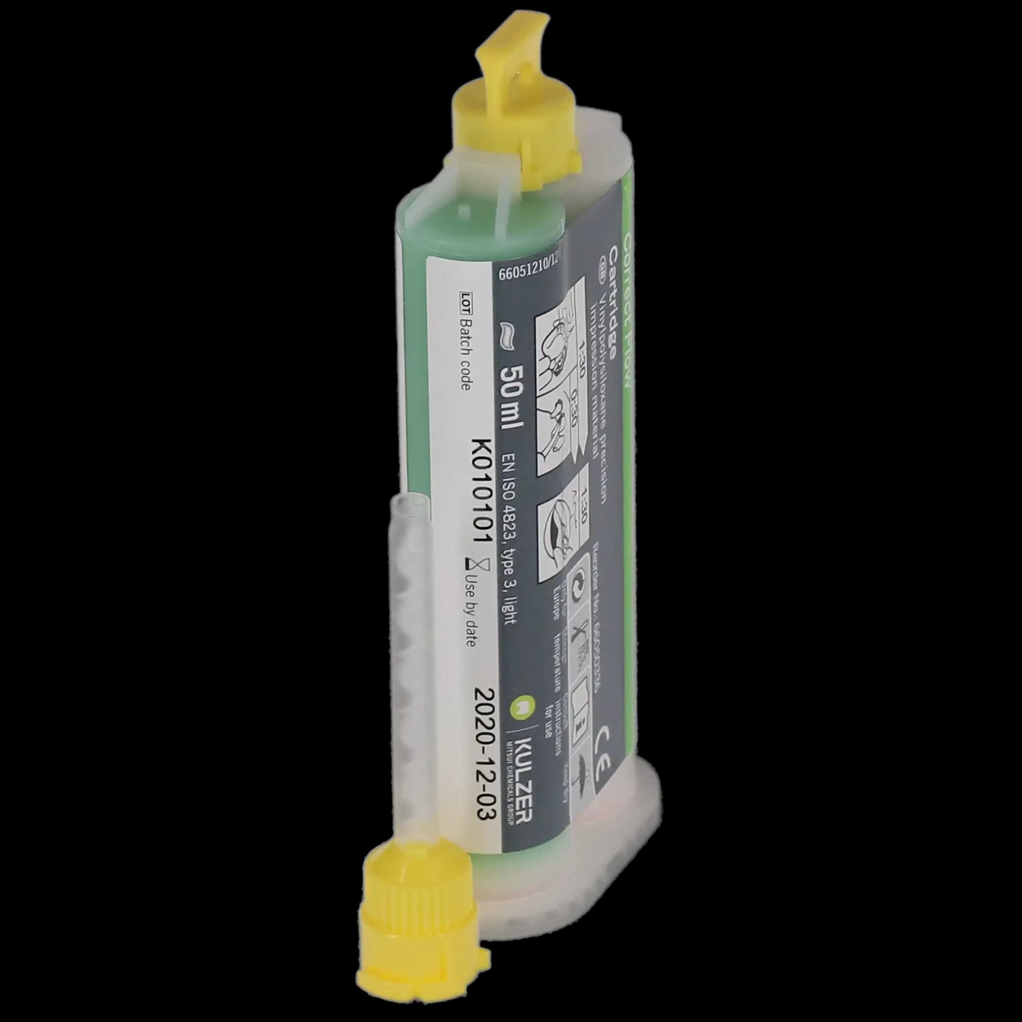 Flexitime Xtreme 2 Correct Flow VPS Impression Material Refill, 6 x 50 mL Cartridges, 18 Mixing Tips, 66050334 thumbnail 3