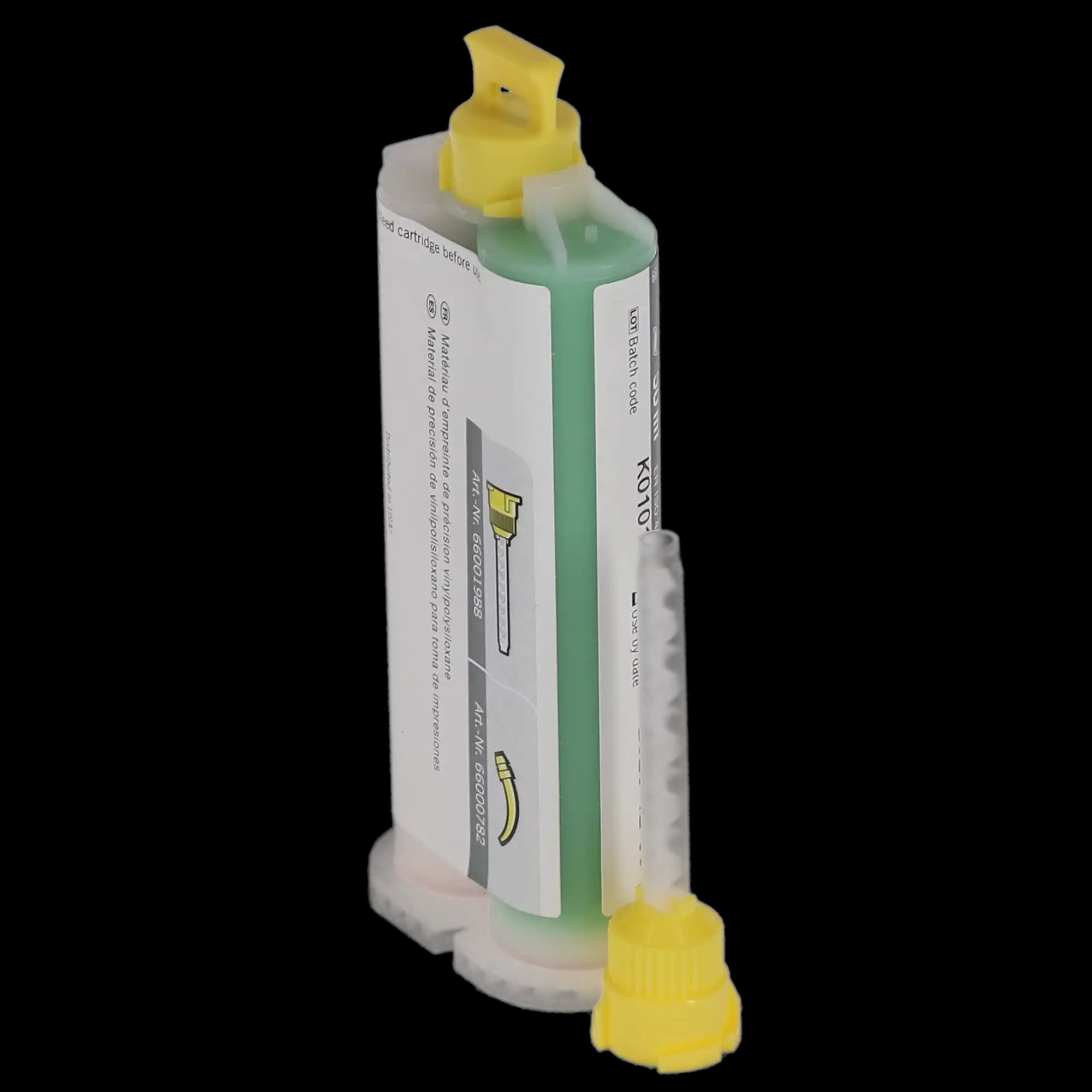 Flexitime Xtreme 2 Correct Flow VPS Impression Material Refill, 6 x 50 mL Cartridges, 18 Mixing Tips, 66050334 thumbnail 4