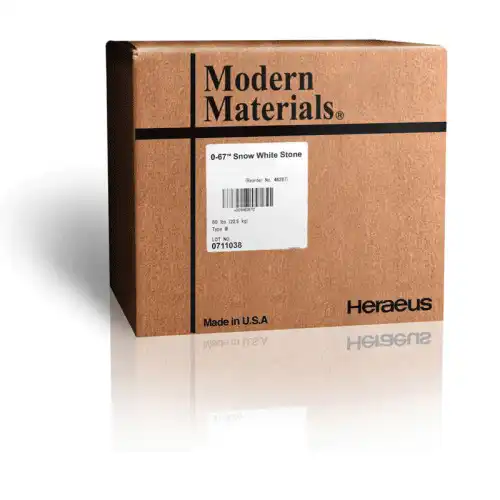 Kulzer Modern Materials O-67 Snow White Orthodontic Stone, Type III, 25 lb Box, 50046972 thumbnail 2