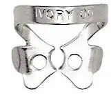 Ivory Stainless-Steel Rubber Dam Clamp #00, Winged Bicuspid, 1/Pk, 50057302 thumbnail 2