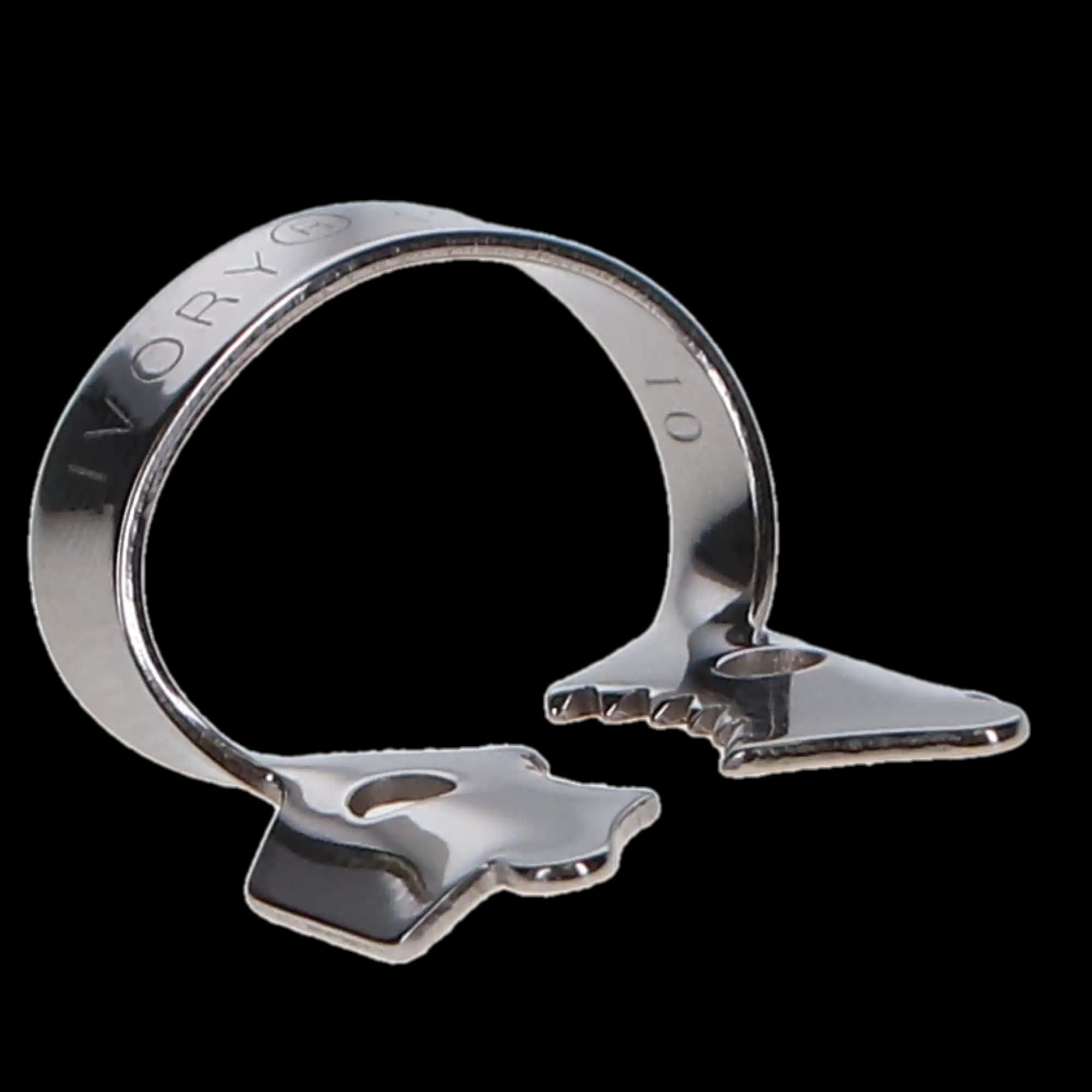Ivory Rubber Dam Clamp #13A, Winged, Serrated Jaws, Stainless Steel, 1/Pk, 50057352 thumbnail 3