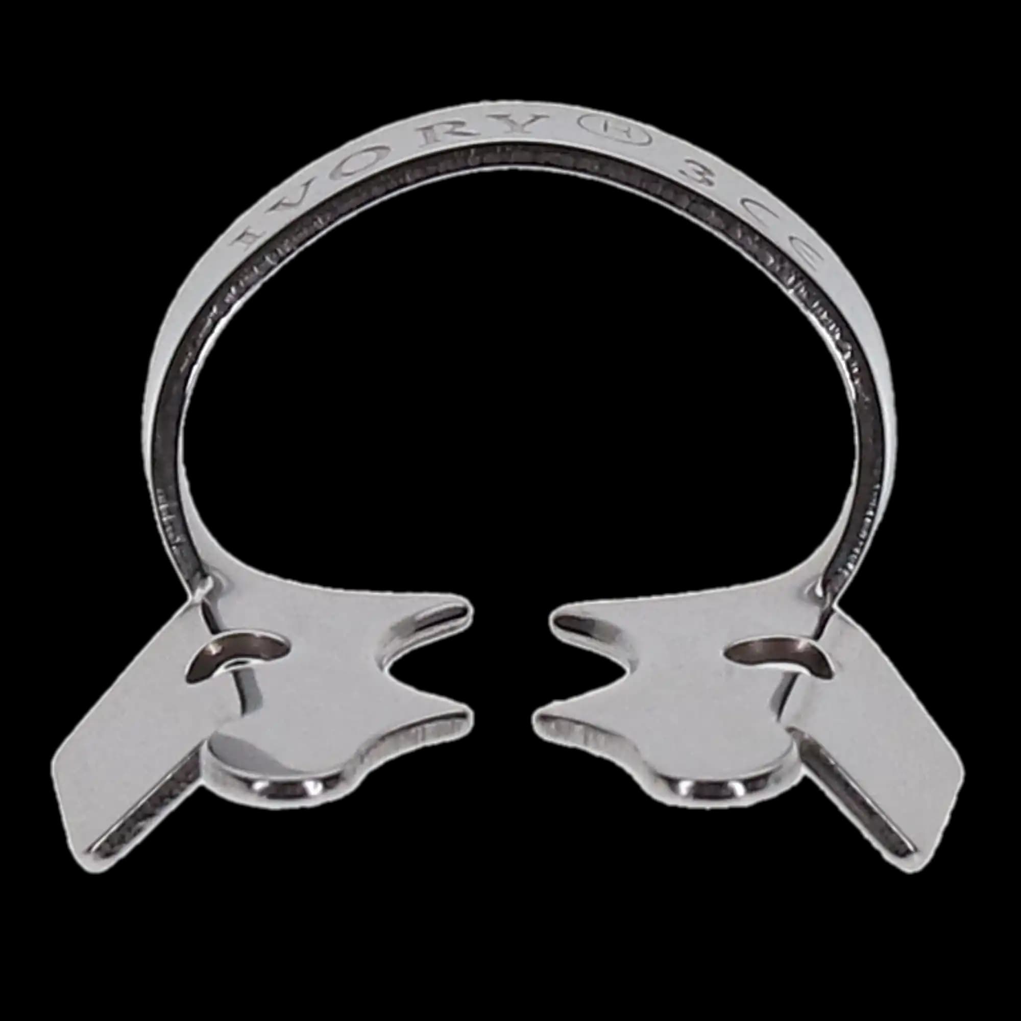Ivory Rubber Dam Clamp #3, Winged, Stainless Steel, Small Lower Molar, 1/Each, 50057322 thumbnail 4