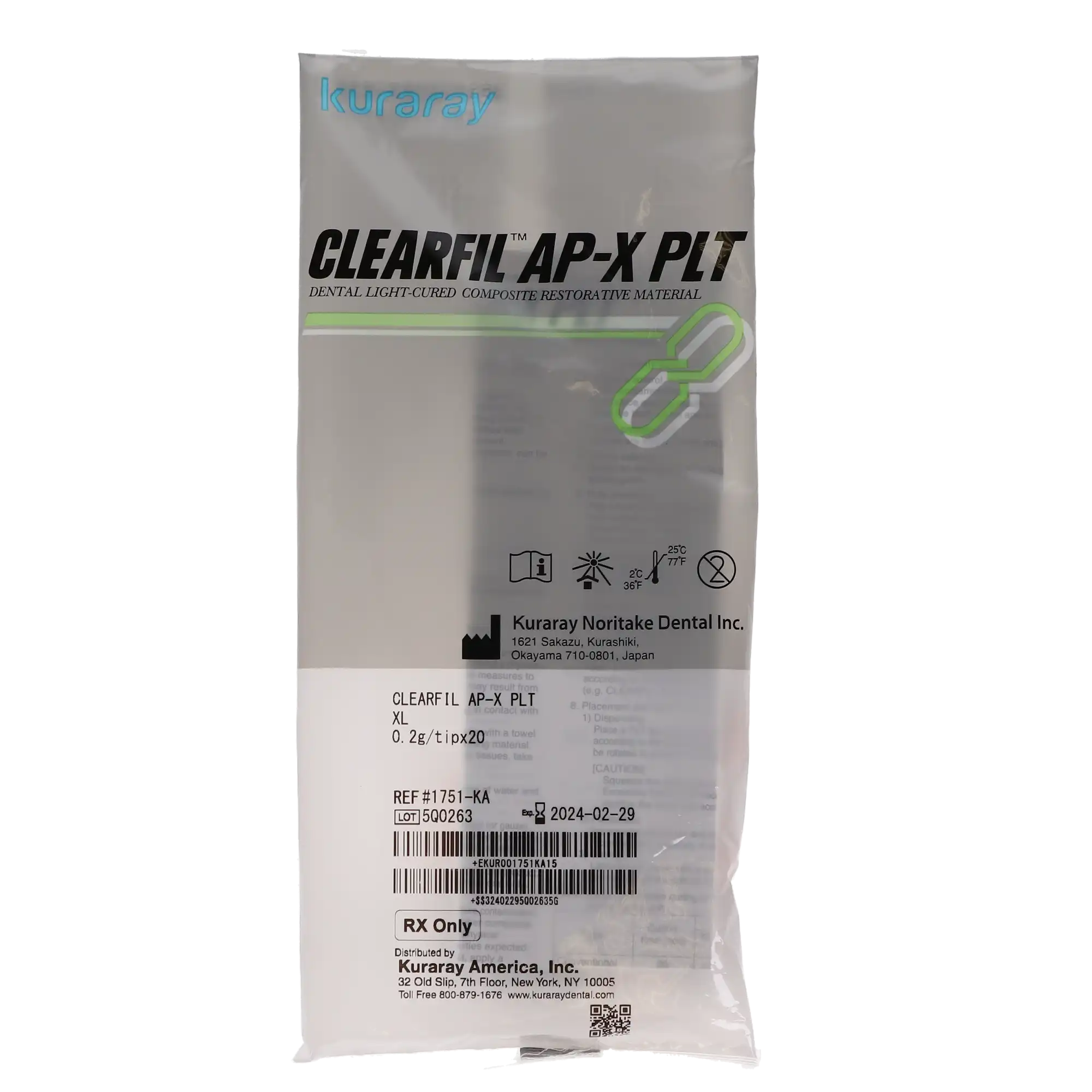 Clearfil AP-X Microhybrid Composite PLT Refill, XL Shade, 0.20 g Tips, 20/Pack, 1751KA thumbnail 6