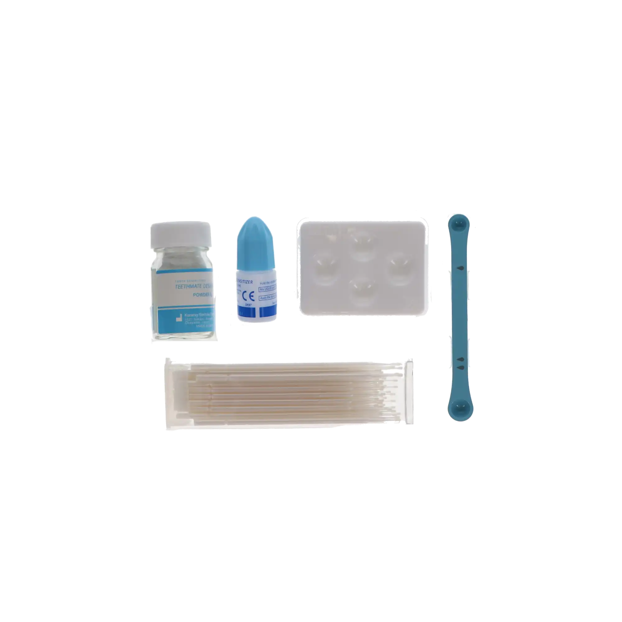 Teethmate Desensitizer Set, Powder 6g & Liquid 4.8ml, Complete Kit with Mixing Dish, Measuring Spoon & 50 Applicator Brushes, 1210KA thumbnail 20