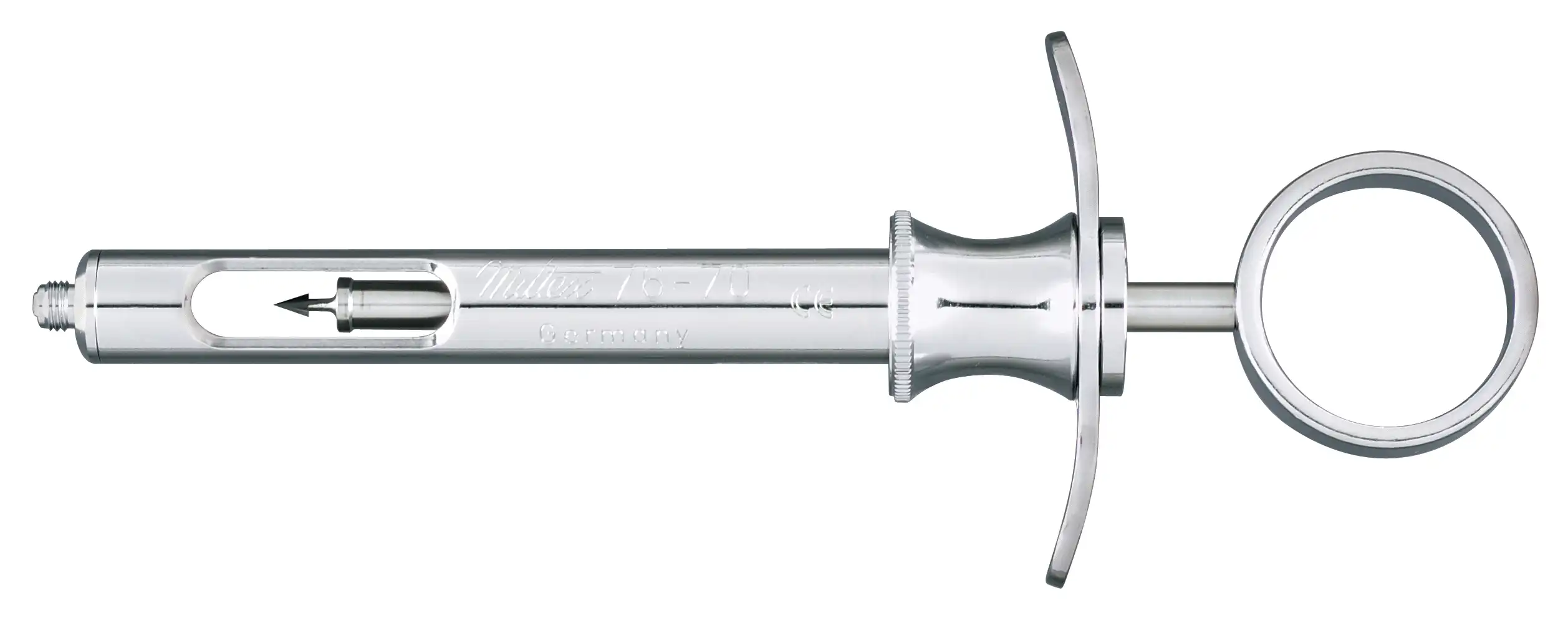Miltex Aspirating Anesthetic Syringe, CW Type, Petite, 1.8 cc, Thumb Ring Handle, 1/Pk, 77-70 - Aspirating Anesthetic Syringe, with Thumb Ring Handle, CW Type, Petite, 1.8 cc, 1/Pk, 77-70 - Image 1