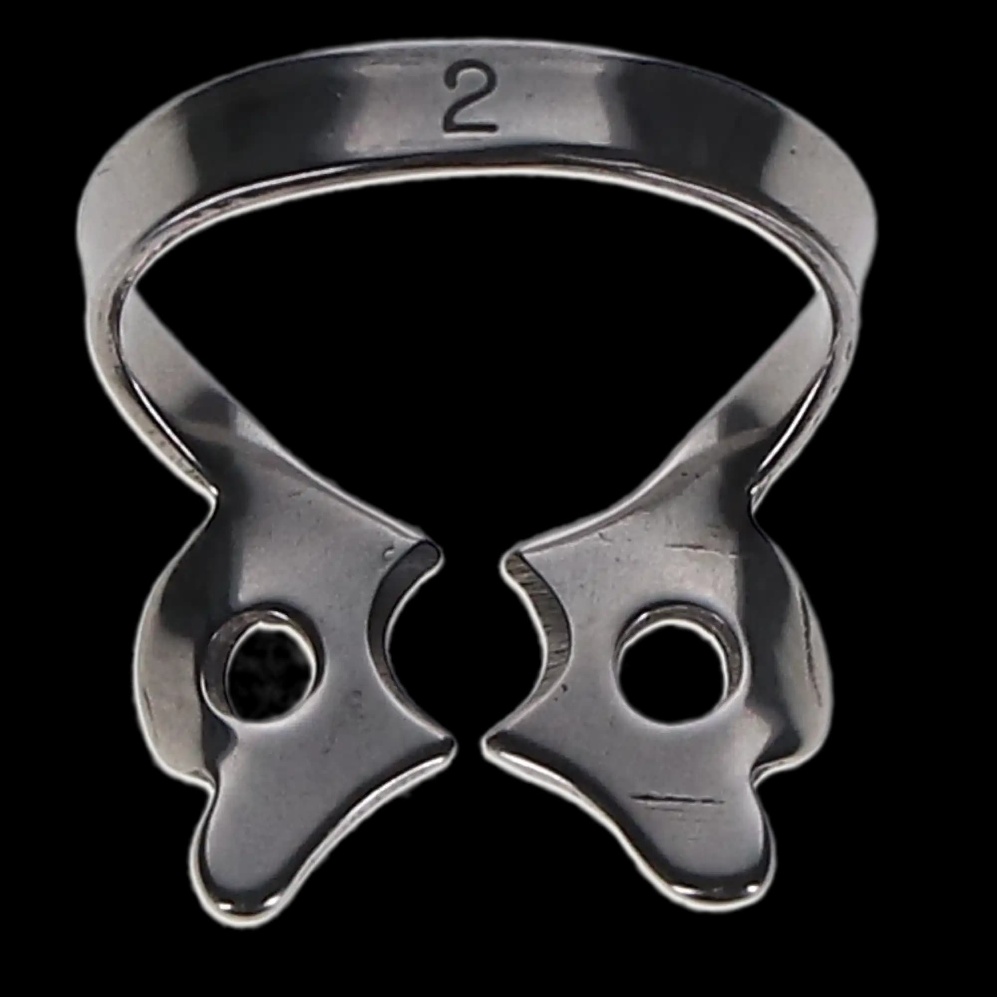 Miltex Rubber Dam Clamp #2, Winged, Pre-Molar/Bicuspid, 1/Pk, 76D-2 thumbnail 5