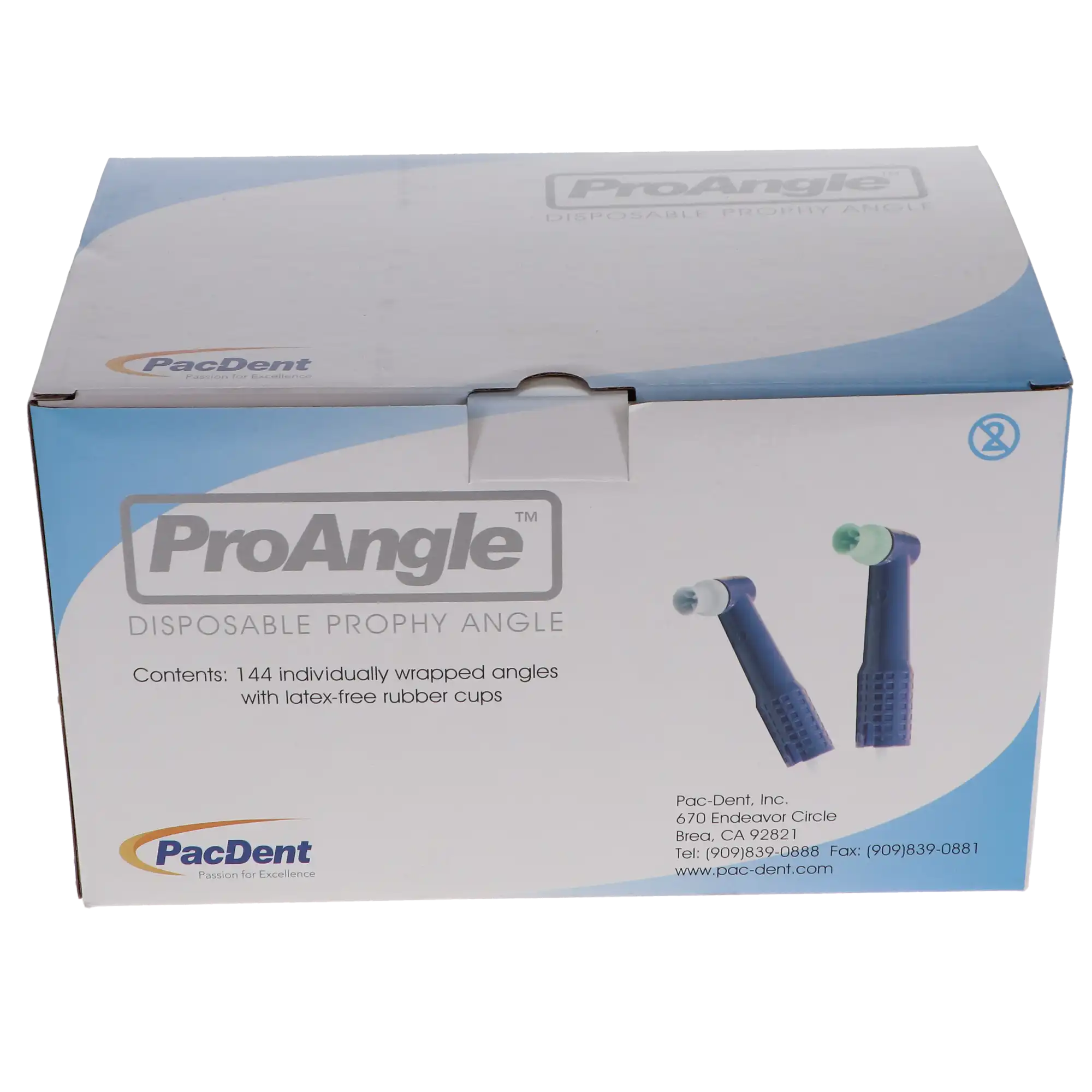 Pac-Dent ProAngle Disposable Prophy Angle, Soft Cup, Green, Latex-Free, 144/Box, 247-144 thumbnail 9