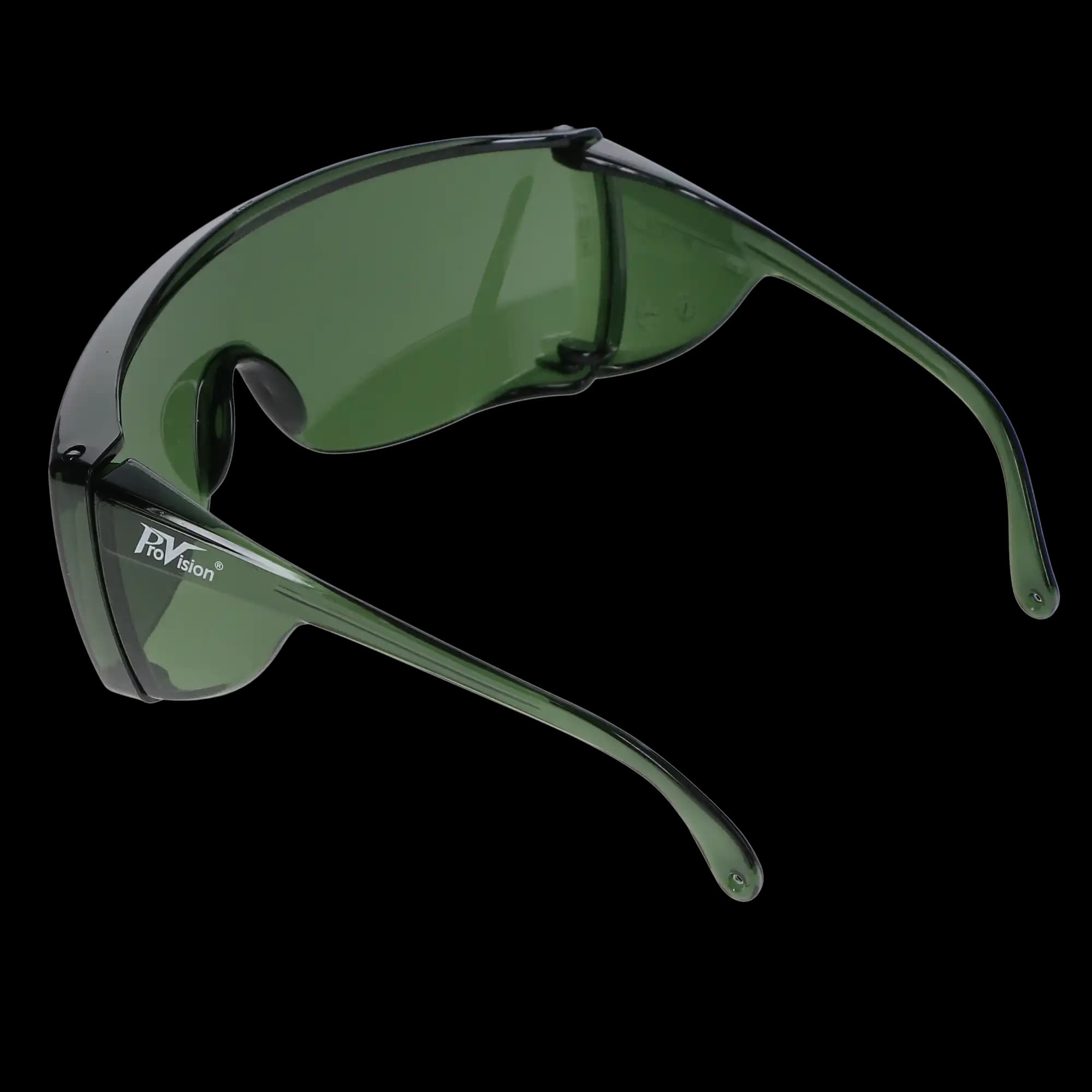 EyeSaver Sleeks Safety Eyewear, Green, 1/Pk, 18S - EyeSaver Sleeks Safety Eyewear, Green, 1/Pk, 18S - Image 1