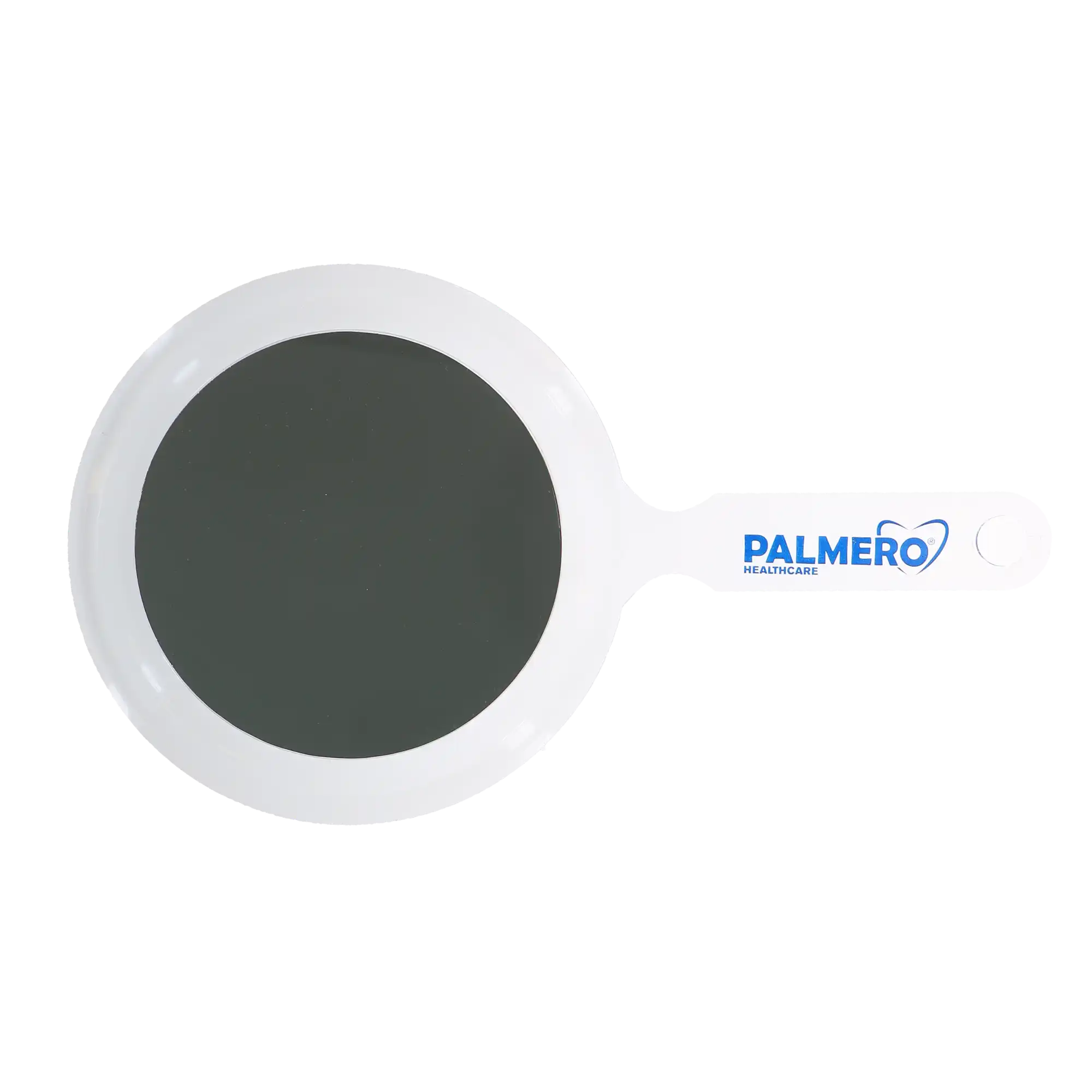 Palmero Hand Mirror, Double-Sided, 5" Diameter, Standard and 2.5x Magnification, Clear Plastic Handle, 1/Pk, 45 thumbnail 5