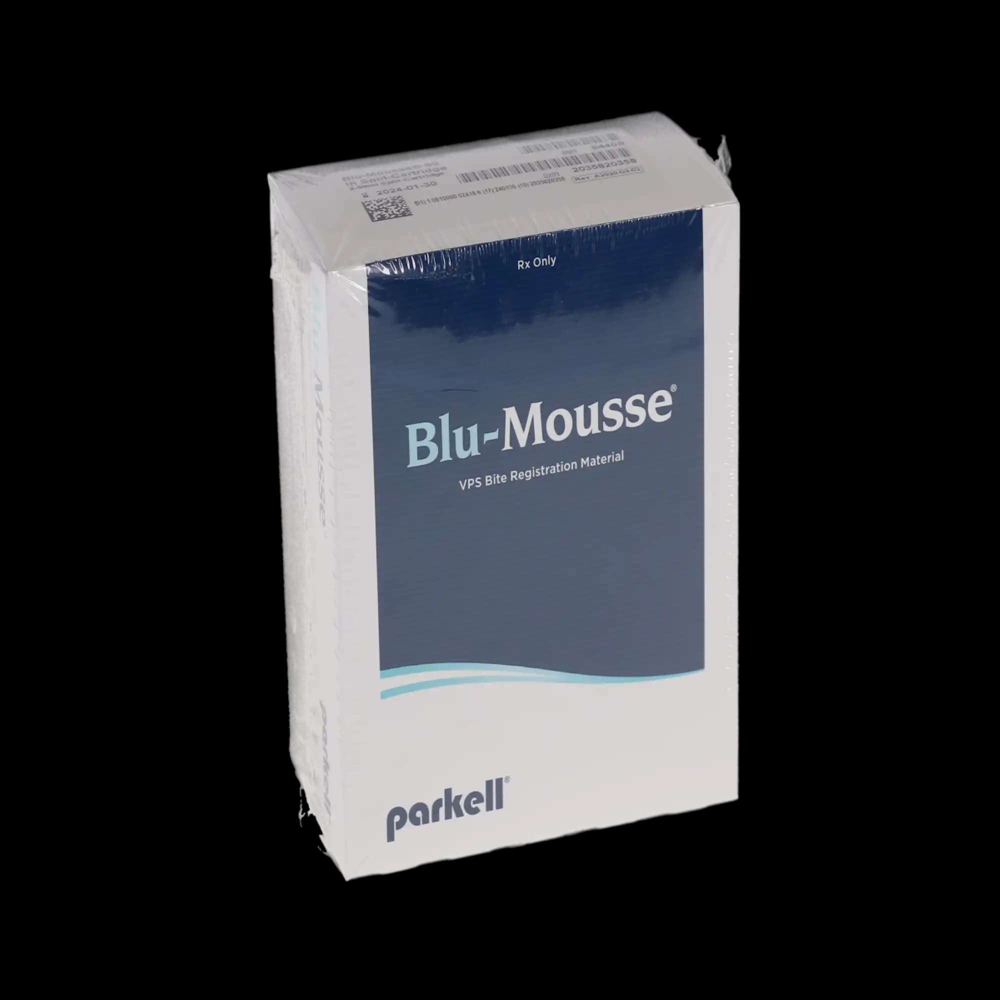 Parkell Blu-Mousse 60 VPS Bite Registration Material, 60-Second Set, 2 x 50 mL Split Cartridges, S440S thumbnail 5