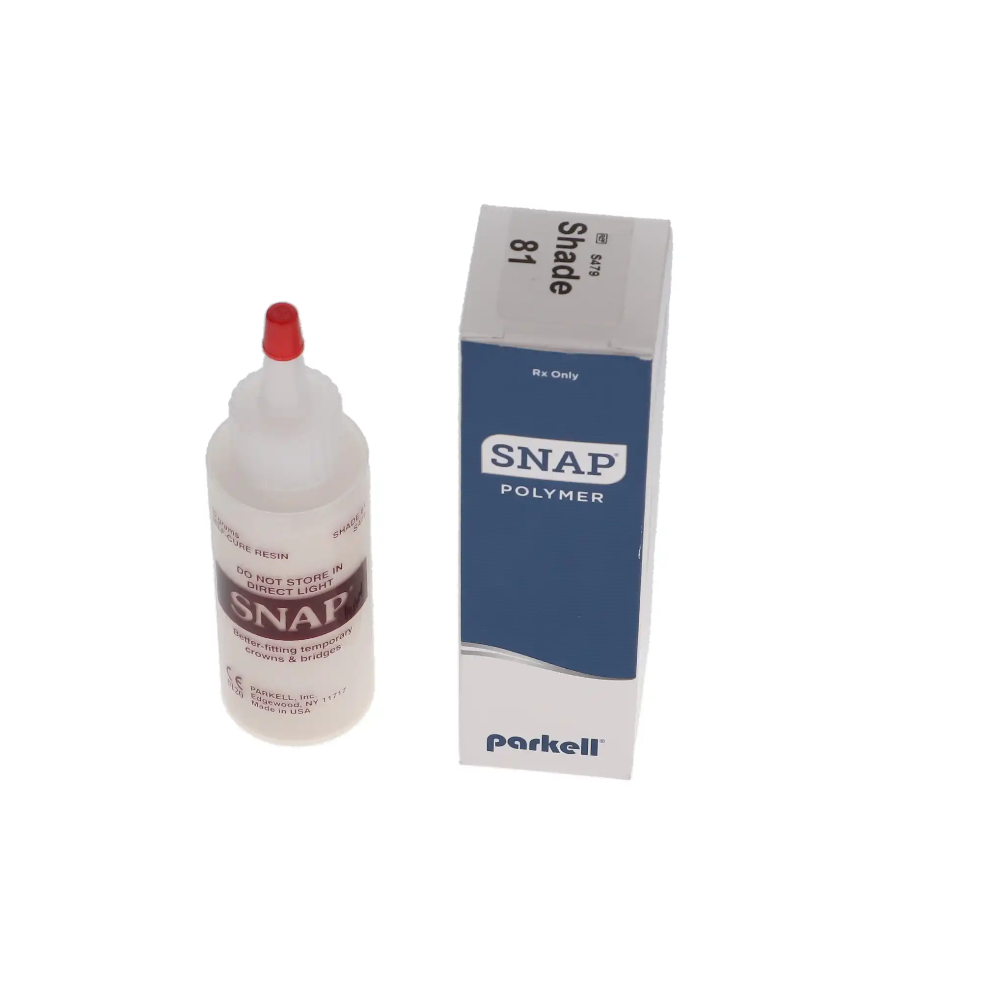 Snap Temporary Crown & Bridge Material, Self-Cure Acrylic Powder, Shade #81 (A3.5/B3), 40 g Bottle, S479 thumbnail 9