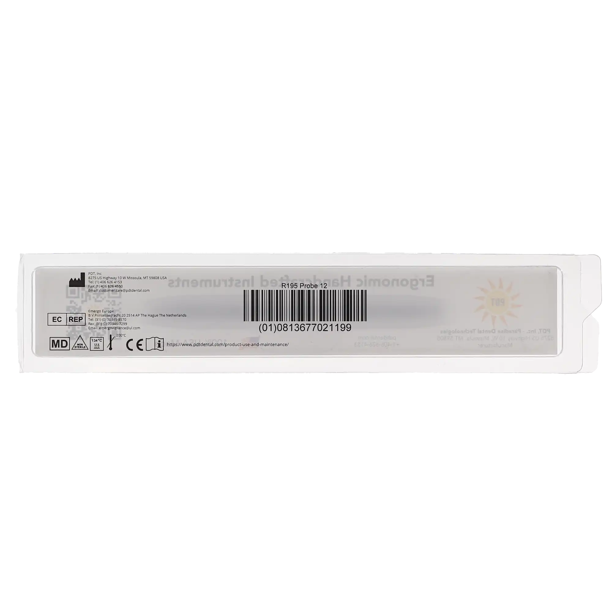 PDT Cruise Line #12 Probe (3-6-9-12mm), Single-End, Pacific Blue Resin Handle, R195 thumbnail 4
