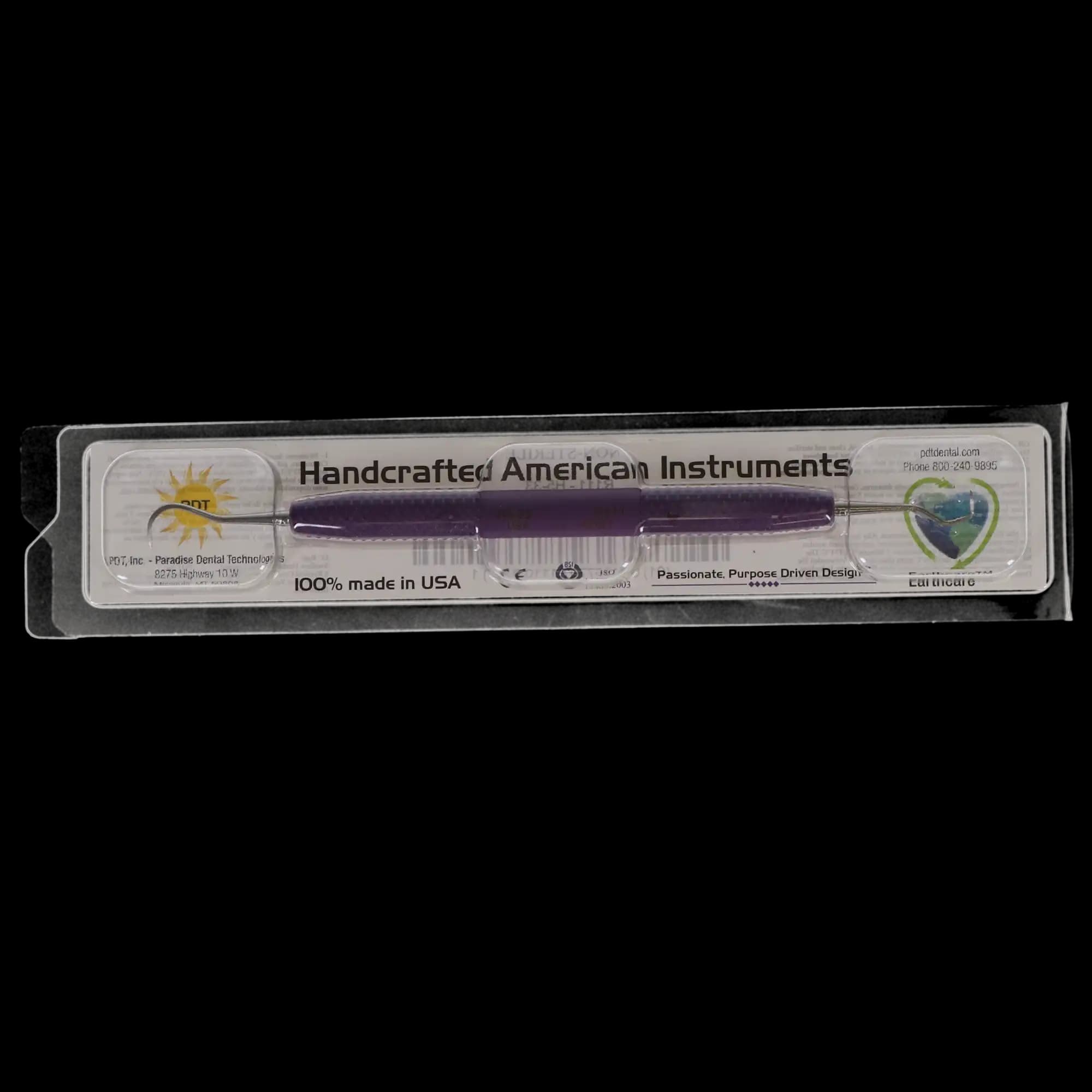 PDT Cruise H5/33 Double-Ended Sickle Scaler, Anterior, Passionate Purple Resin Handle, 1 Each, R111 thumbnail 5