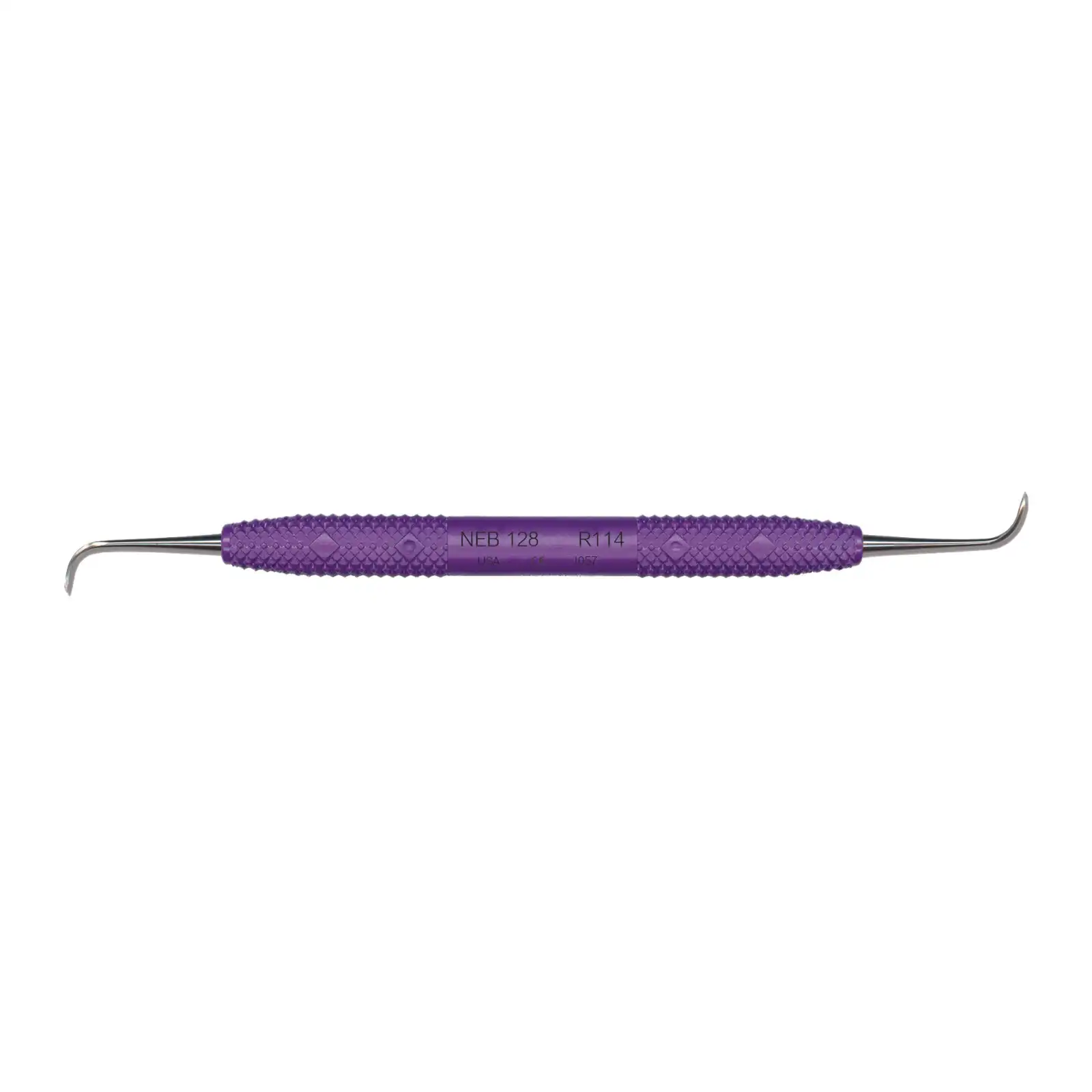 PDT Cruise Line Nebraska 128 Double-Ended Sickle Scaler, Anterior, Passionate Purple, 6.5" (R114) thumbnail 2