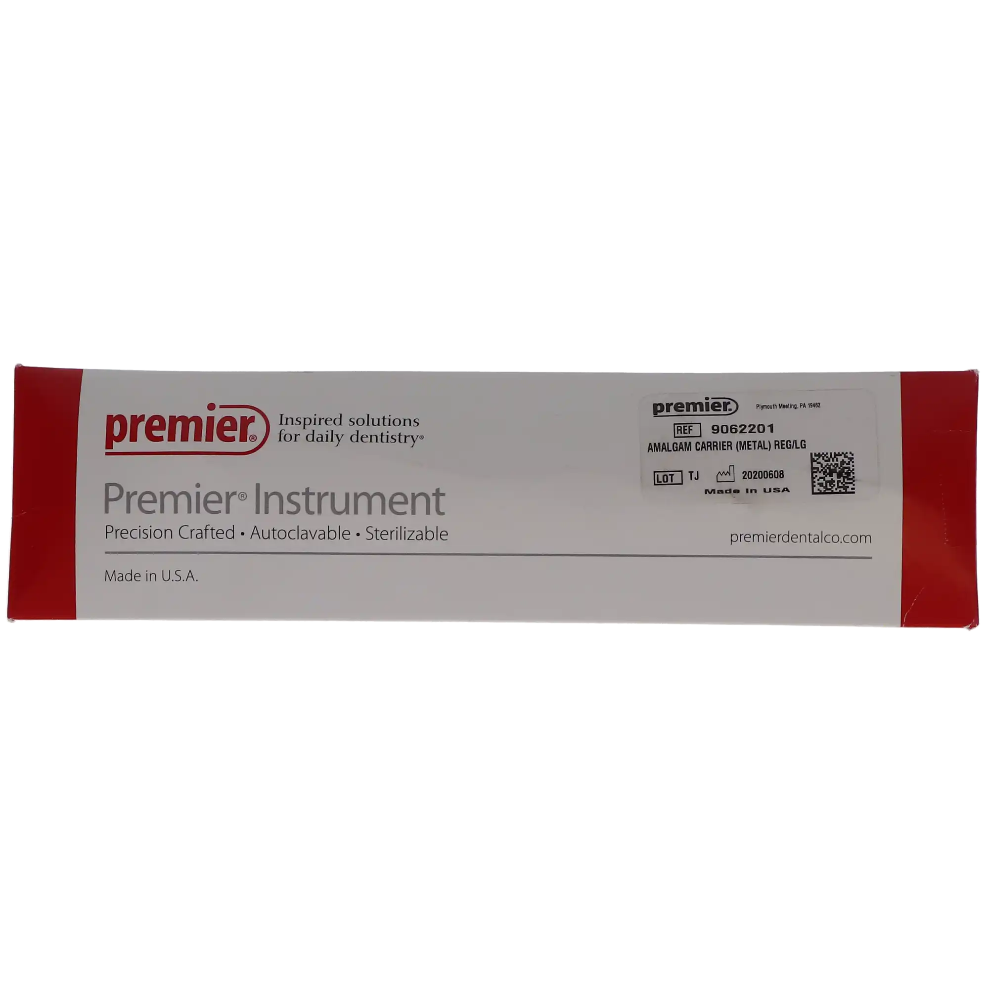 Premier Dental Amalgam Carrier, Double-End, Regular/Large, Stainless Steel, 2 mm & 2.75 mm, 1/Pk, 9062201 thumbnail 5