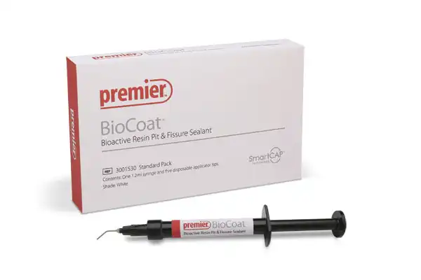 BioCoat Bioactive Resin Pit & Fissure Sealant, Standard Pack, 1.2 ml Syringe, White, 1/Pk, #3001530 thumbnail 2