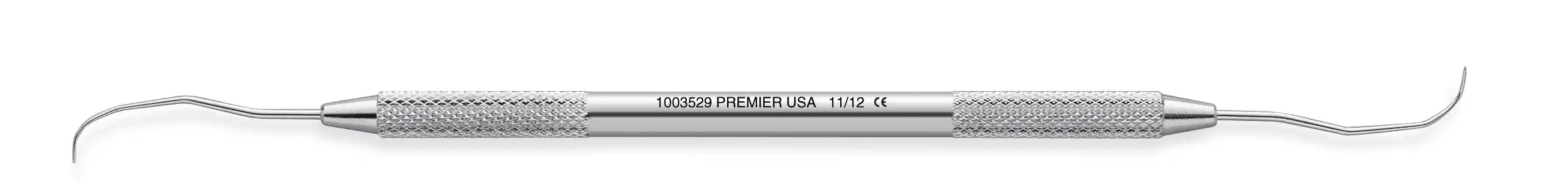 Premier Cavity Finder Explorer, Double-Ended, #11/12, Round Handle, Stainless Steel, 1/Pk, 1003529 thumbnail 2