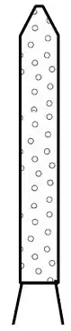 Two Striper ShortCut Diamond Bur, FGSS, Bevel-End Cylinder, #250.8 S, Coarse, Green, 1.2 mm Major/0.4 mm Minor Diameter, 8 mm Length, 5/Pk, 2015902 thumbnail 2