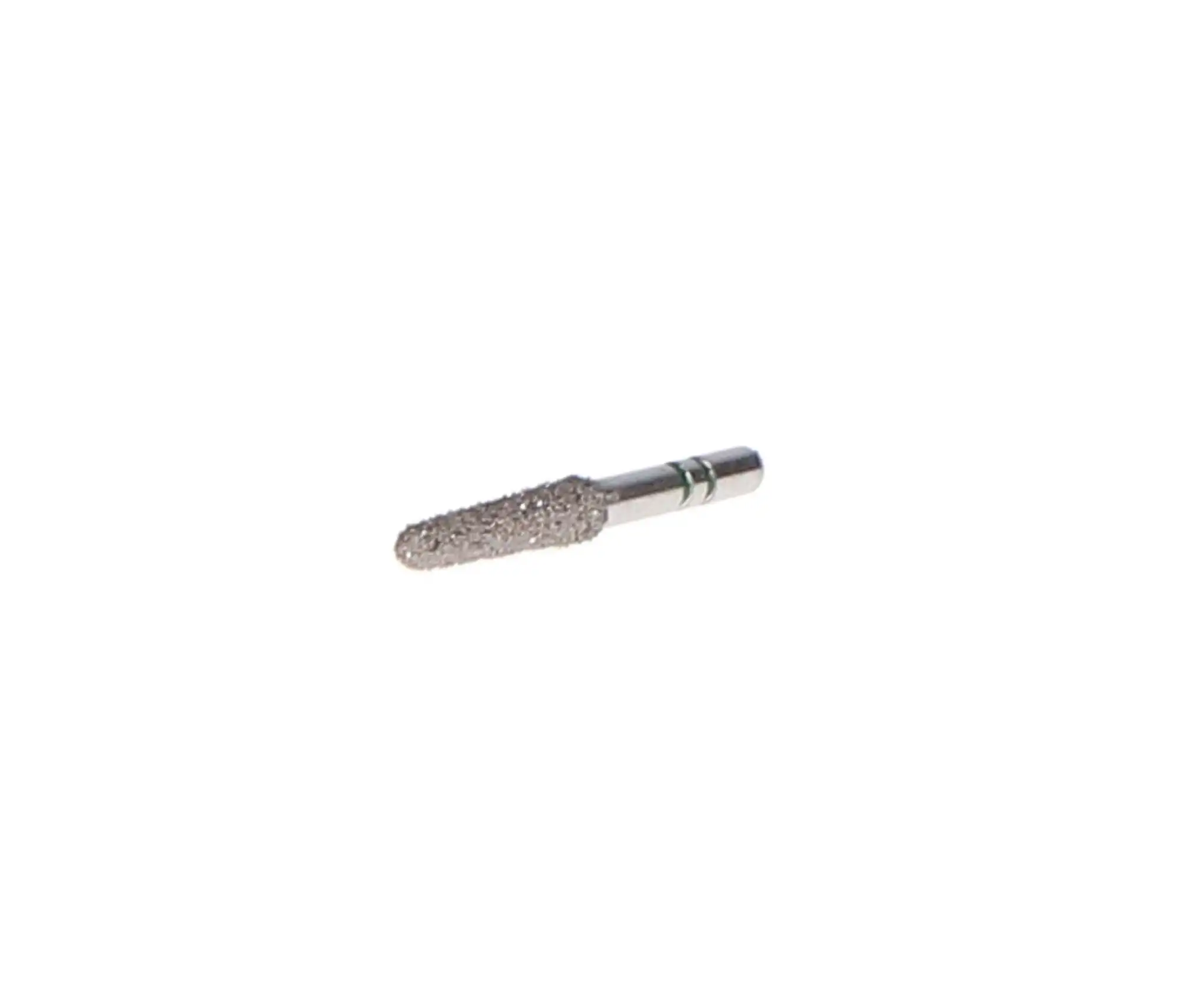 Two Striper ShortCut Diamond Bur, FGSS, Round-End Taper, 780.9 S, Coarse, Green, 2.1 mm Major/1.4 mm Minor, 9 mm Length, 5/Pk, 2015906 thumbnail 2