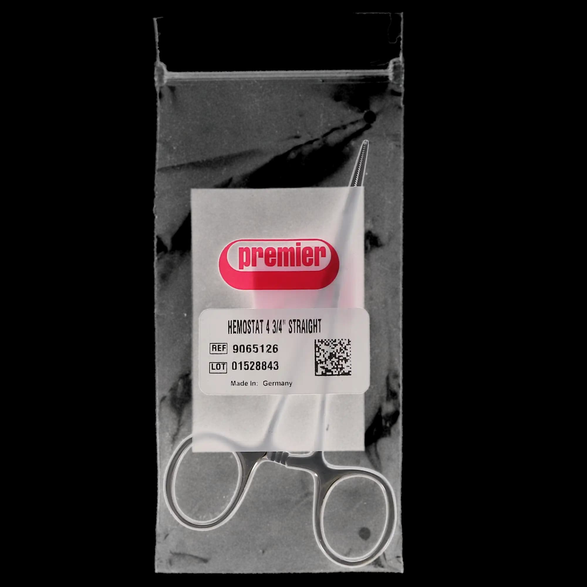 Premier Hemostat, 4 3/4" (12.1 cm) Straight, Stainless Steel, Serrated Jaw, 1 Each, #9065126 thumbnail 5