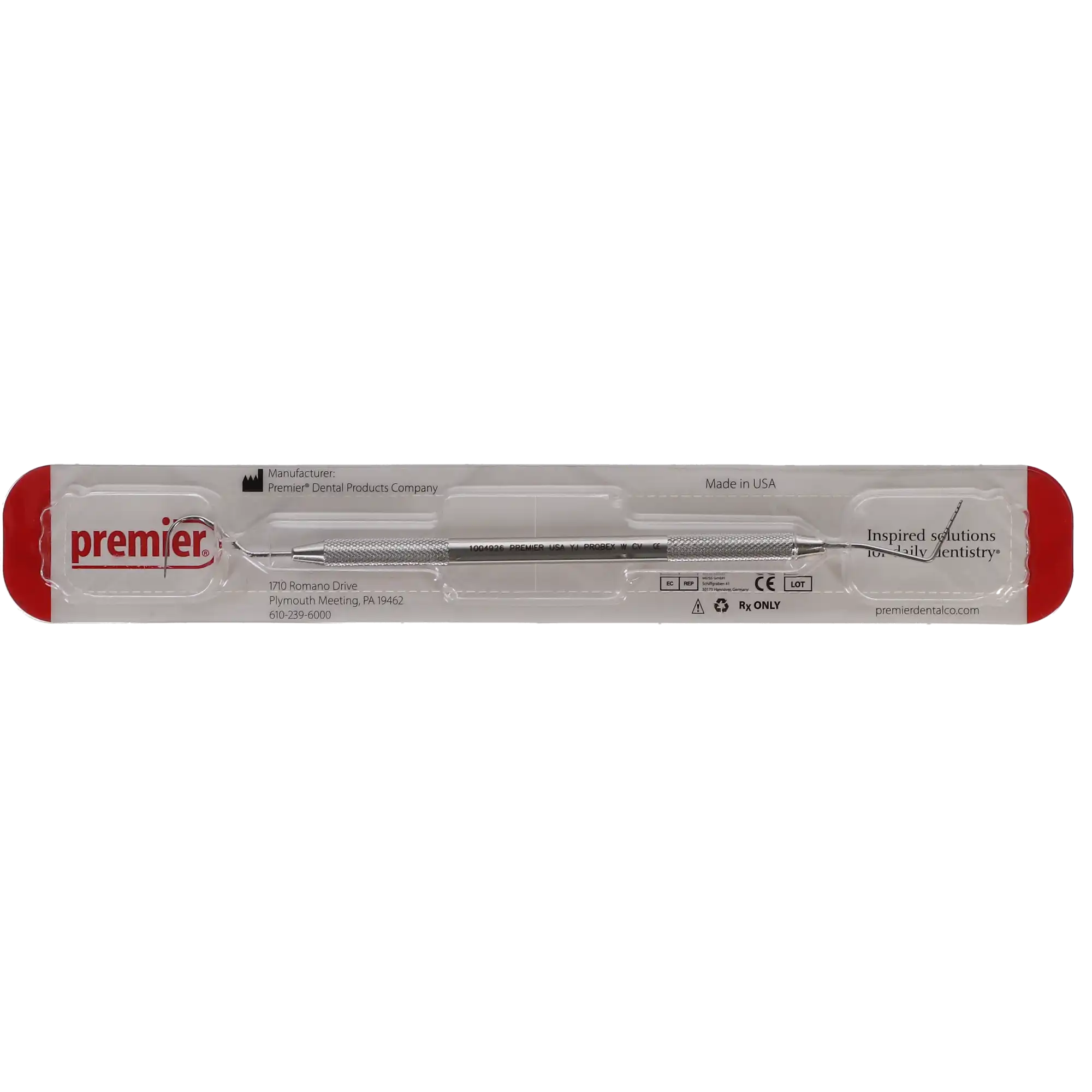 Premier Clear-View Probex Williams Double-Ended Periodontal Probe, Color-Coded, Stainless Steel, 1/Pk, 1004926 thumbnail 5