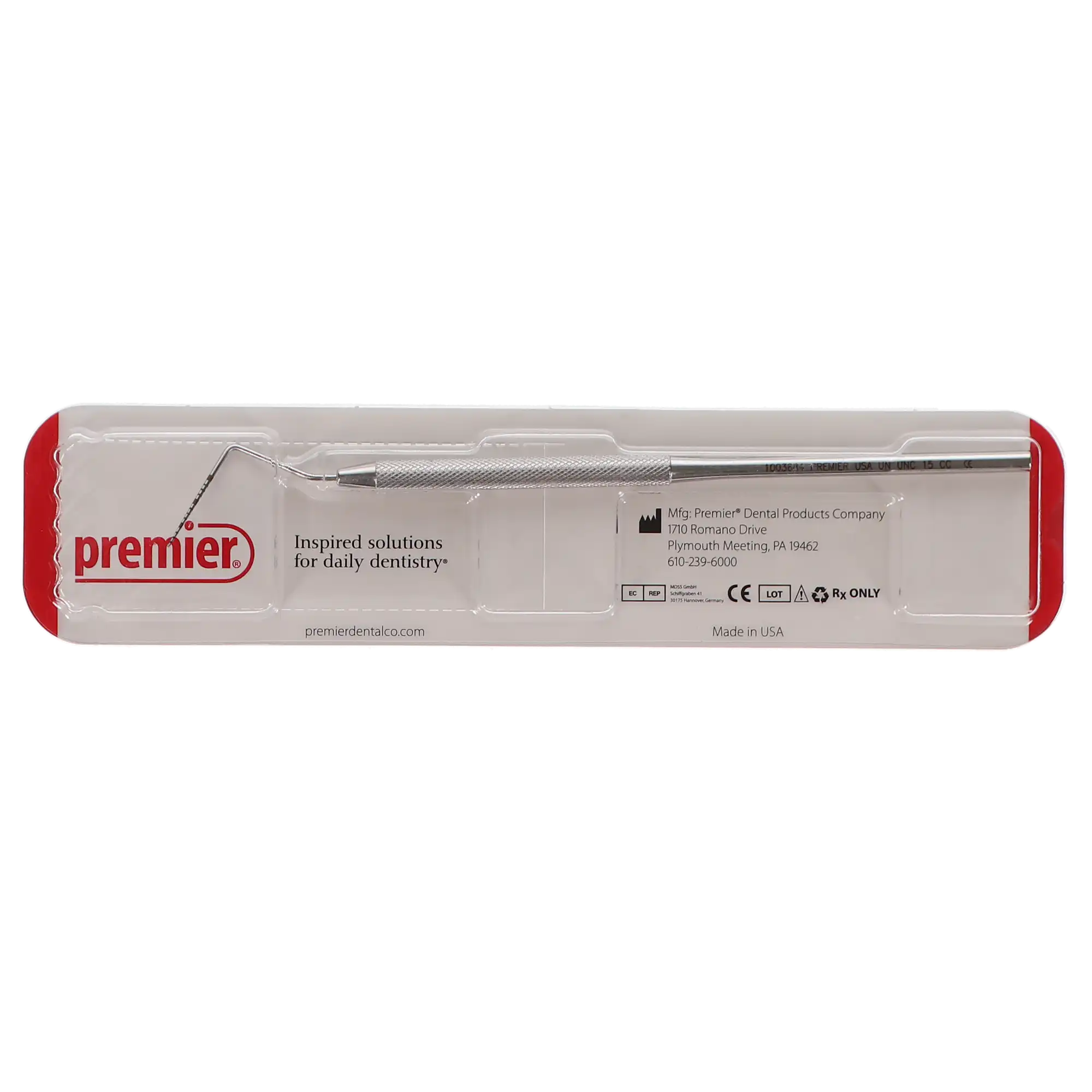 Premier PerioWise UNC 15 Color-Coded Periodontal Probe, Single End, Simple Stem Handle, 1/Pkg, 1003684 thumbnail 5