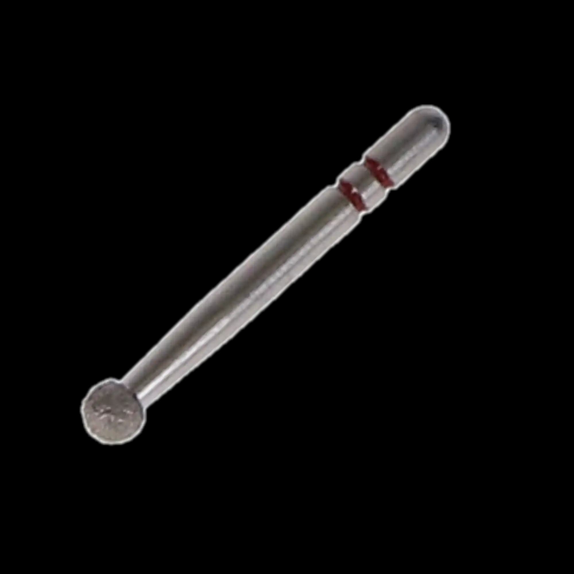 Two Striper Diamond Bur, FG, Round, #130, Fine, Red, 2.3 mm, 5/Pk, 2015018 thumbnail 4