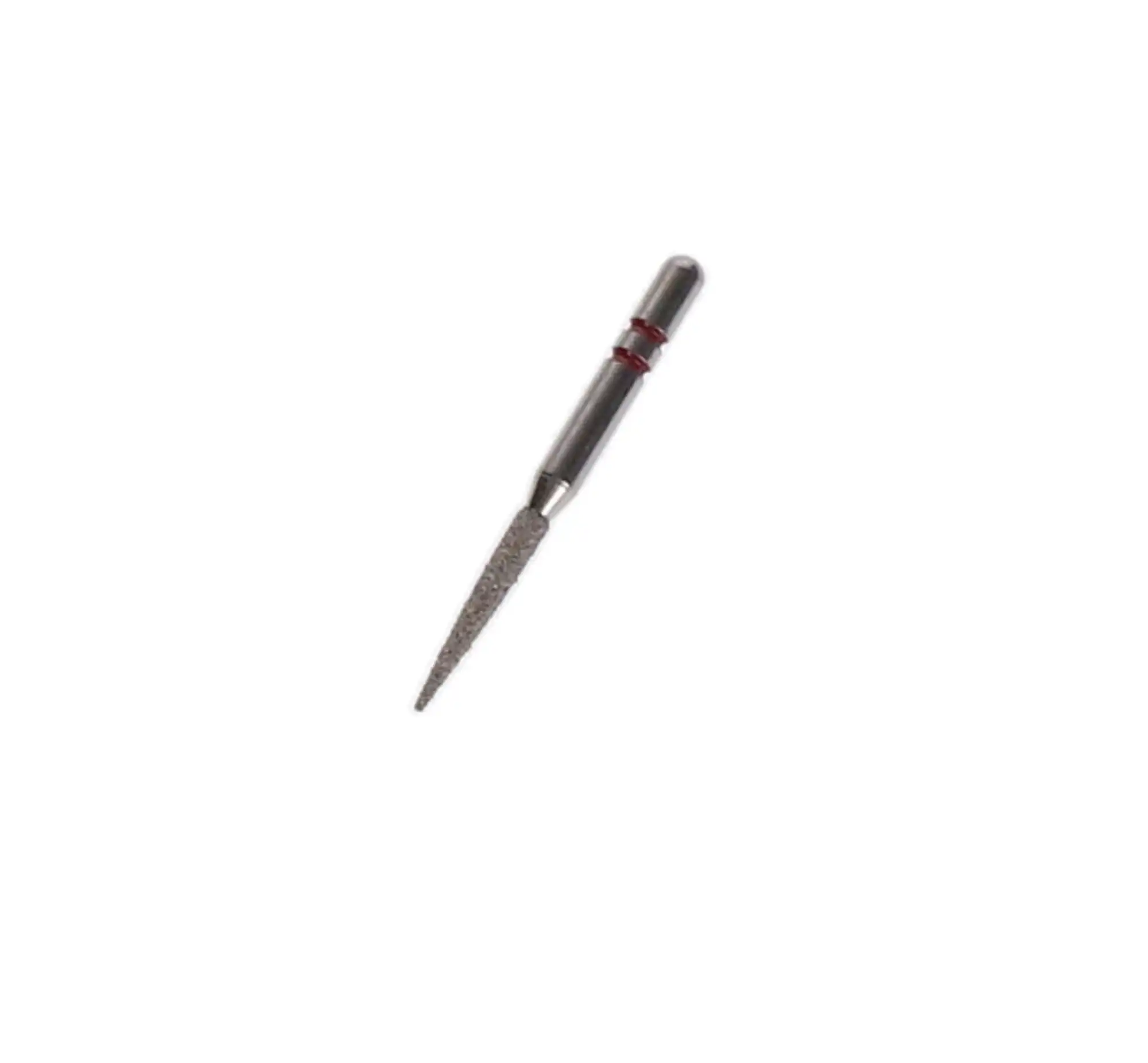 Premier Two Striper Diamond Bur, FG, Flame, #260.8, Fine, Red, 1.4 mm Major/0.4 mm Minor Diameter, 8.0 mm Length, 5/Pk, 2015153 thumbnail 2