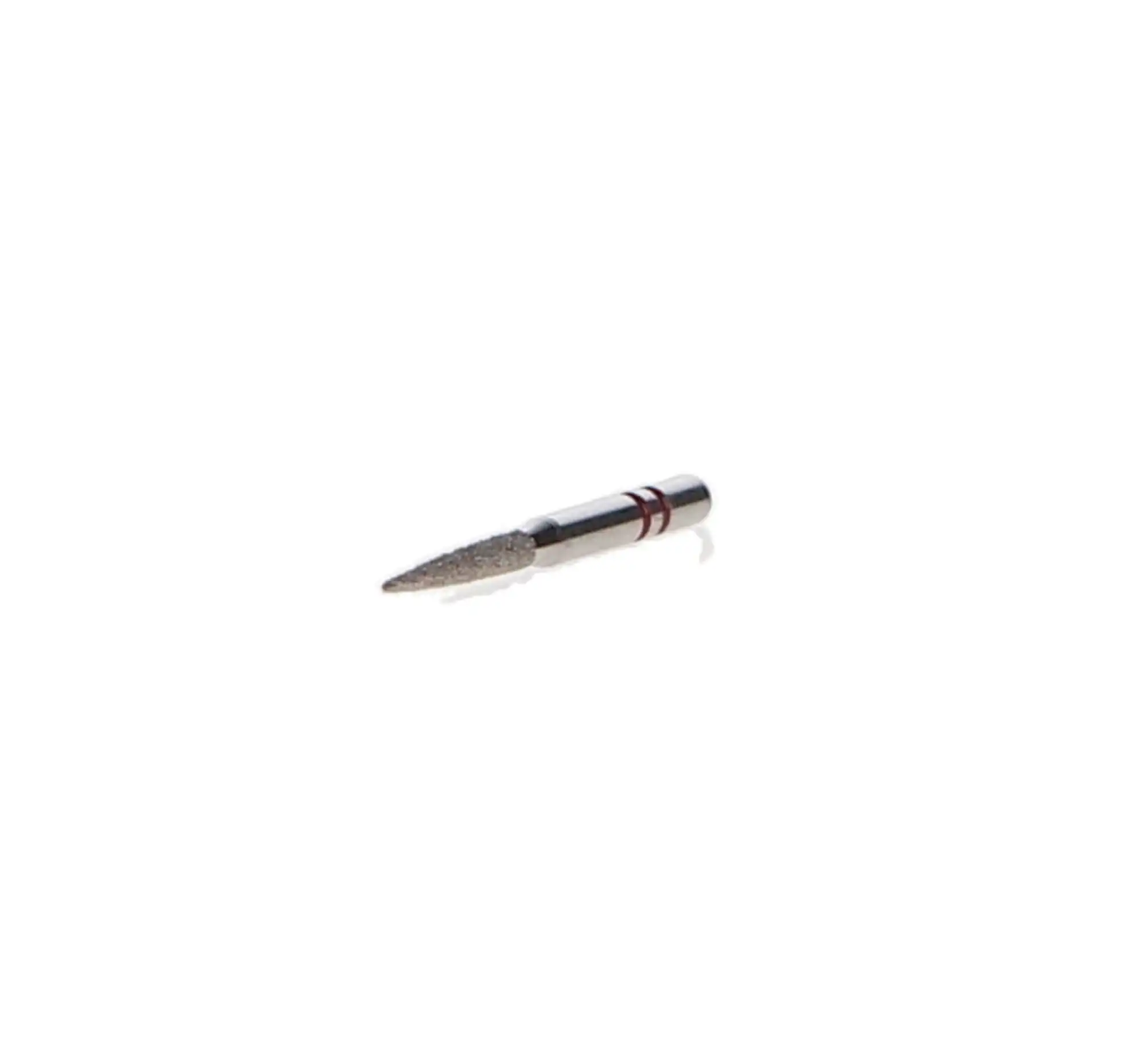 Premier Two Striper Diamond Bur, FG, Flame, #260.8, Fine, Red, 1.4 mm Major/0.4 mm Minor Diameter, 8.0 mm Length, 5/Pk, 2015153 thumbnail 4