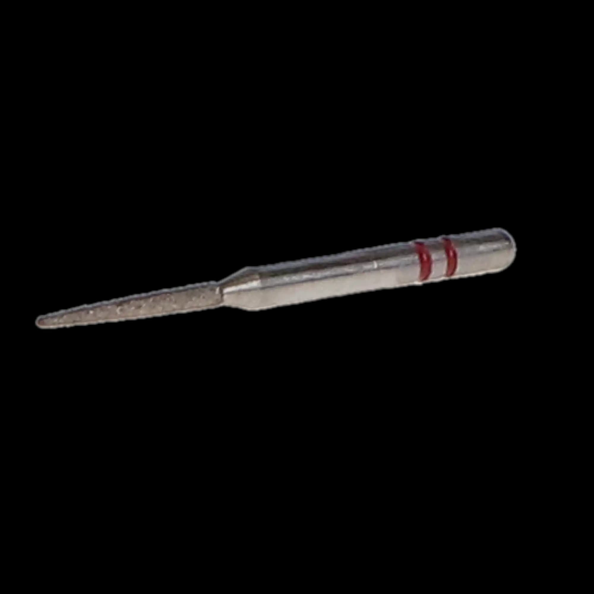 Premier Two Striper Diamond Bur, FG, Fine, Flame, #261.8F, 1.1 mm Major/0.4 mm Minor Diameter, 8 mm Length, 5/Pk, 2015154 thumbnail 2