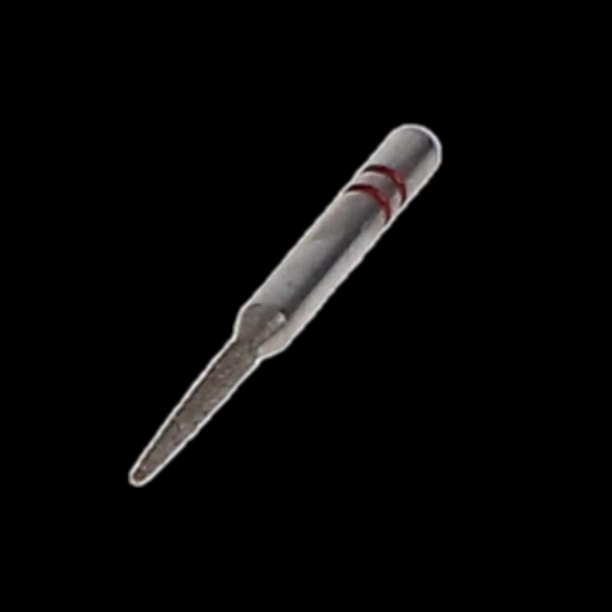 Premier Two Striper Diamond Bur, FG, Fine, Flame, #261.8F, 1.1 mm Major/0.4 mm Minor Diameter, 8 mm Length, 5/Pk, 2015154 thumbnail 3