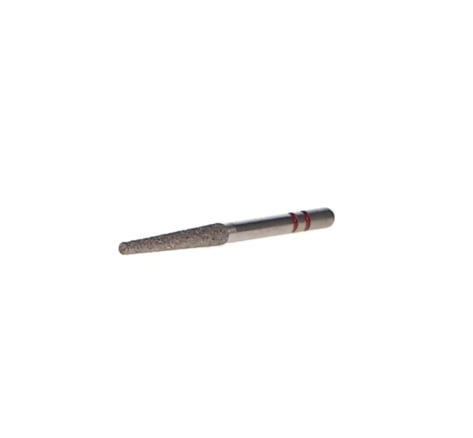 Two Striper Diamond Bur, FG, Flat-End Taper, 703.10, Fine, Red, 1.8 mm Major/1.1 mm Minor, 10 mm Length, 5/Pk, 2015377 thumbnail 4