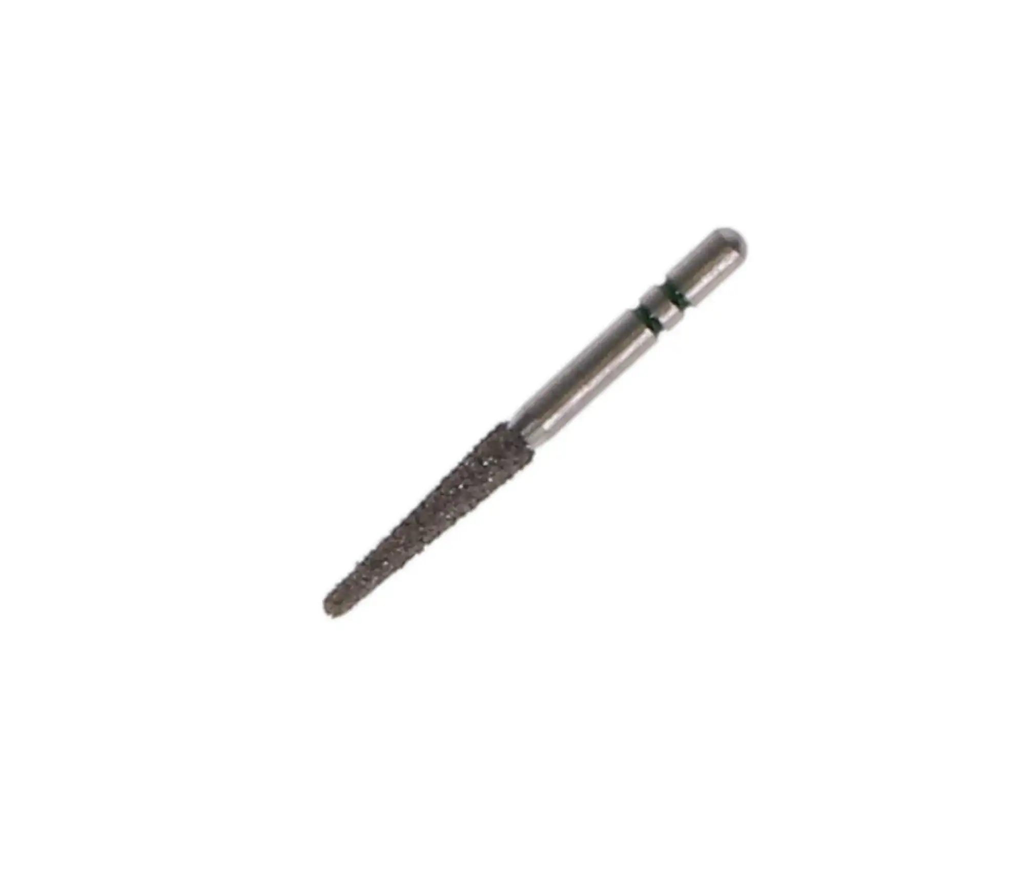 Premier Two Striper Diamond Bur, FG, Round-End Taper, #767.9, Coarse, Green Ring, 5/Pk, 2015455 thumbnail 4