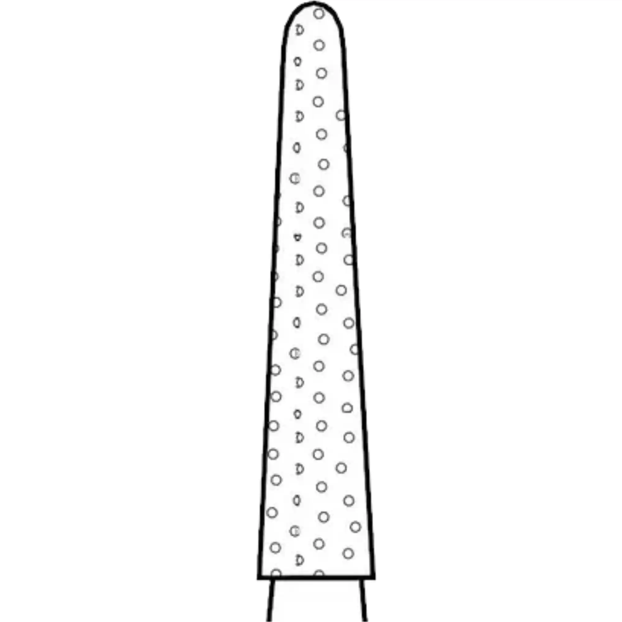 Two Striper Diamond Bur, FG, Round-End Taper, 767.9, Fine, Red, 1.8 mm Major/0.9 mm Minor, 9.0 mm Length, 5/Pk, 2015485 thumbnail 2