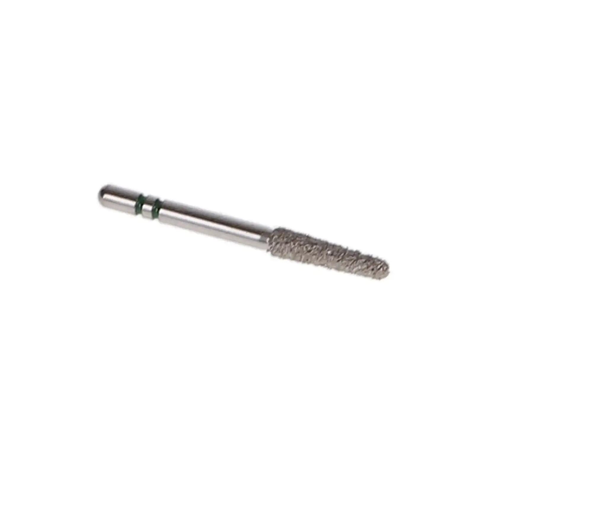 Premier Two Striper Diamond Bur, FG, Round-End Taper, #780.8, Coarse, Green Ring, 5/Pk, 2015464 thumbnail 2