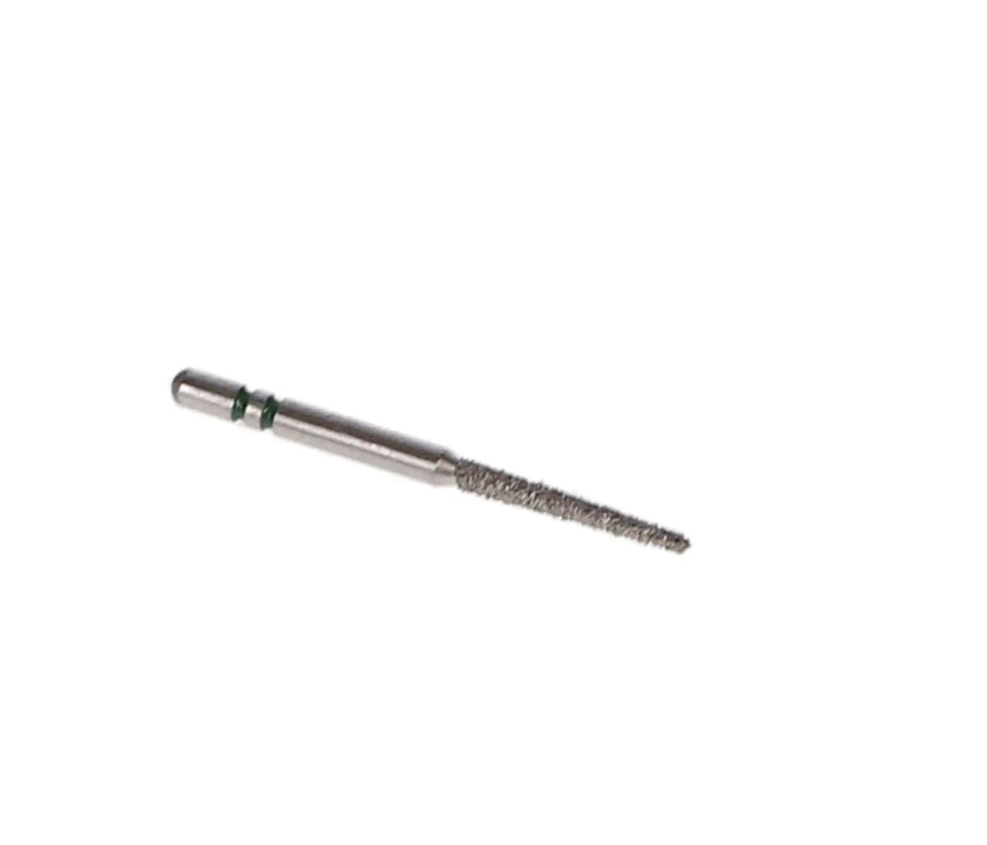 Two Striper Diamond Bur, FG, Round-End Taper, 781.10, Coarse, Green, 1.3 mm Major / 0.8 mm Minor Diameter, 10 mm Length, 5/Pk, 2015466 thumbnail 2