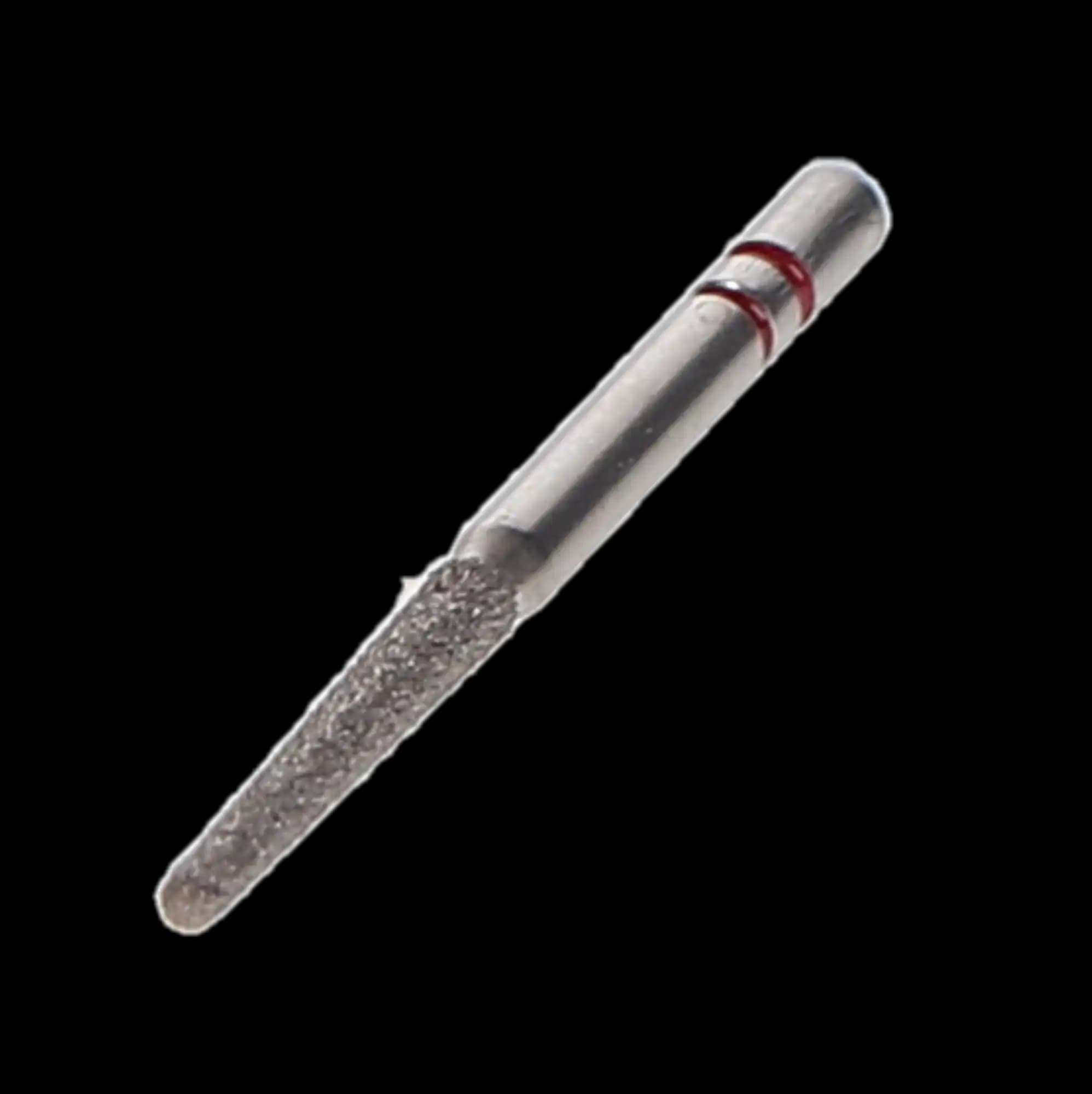 Two Striper Diamond Bur, FG, Round-End Taper, 782.10, Fine, Red, 1.6 mm Major/1.1 mm Minor, 10 mm Length, 5/Pk, 2015435 thumbnail 2